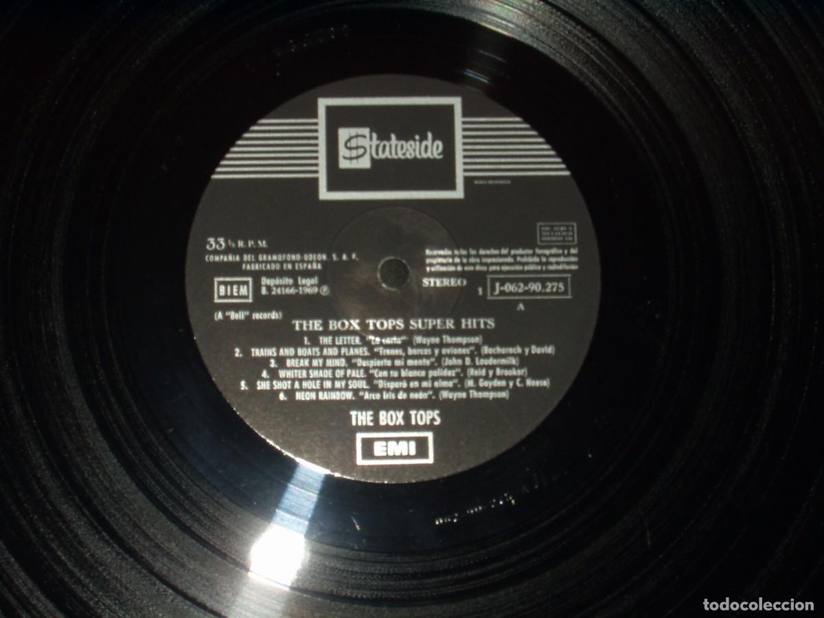 Discos de vinilo: BOX TOPS LP SUPER HITS - Foto 3