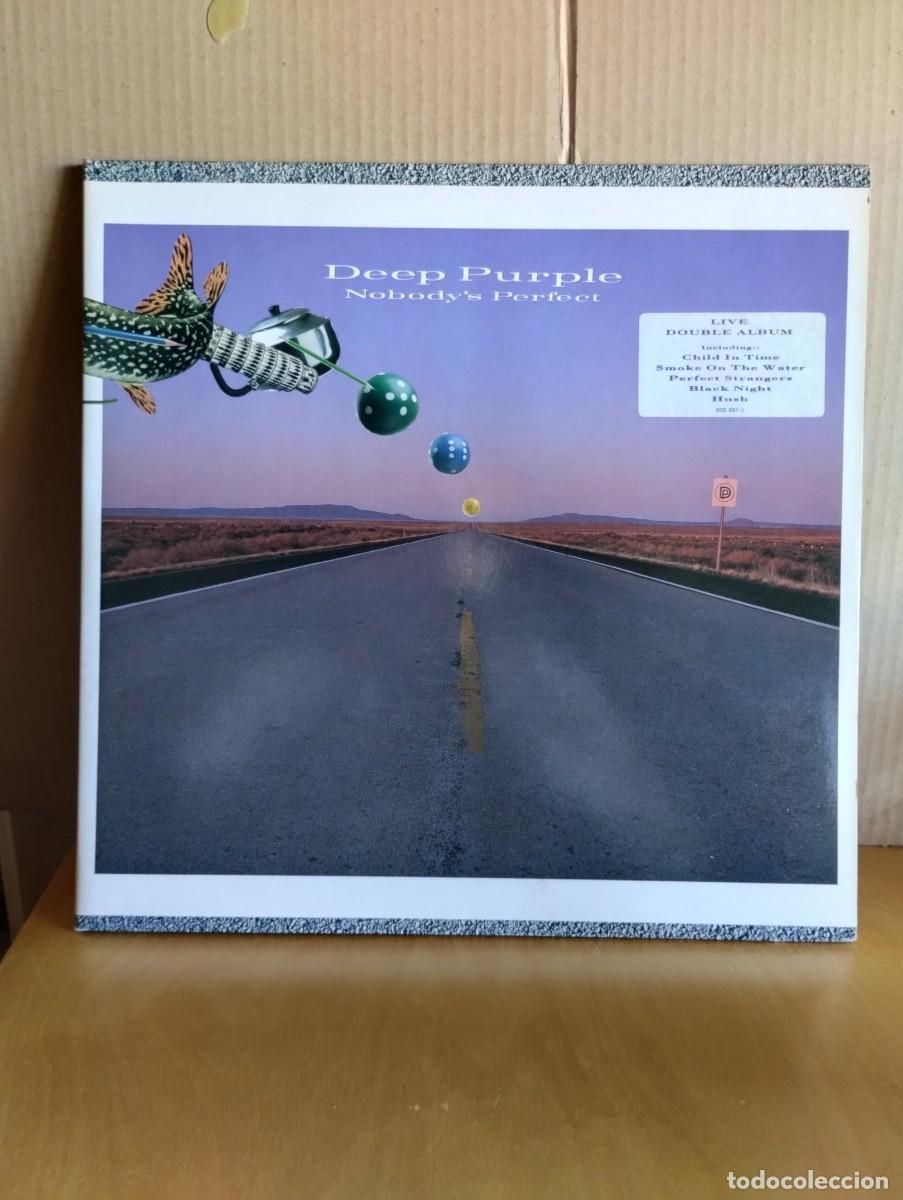 Discos de vinilo: DEEP PURPLE ------ NOBODY&acute;S PERFECT - Foto 1