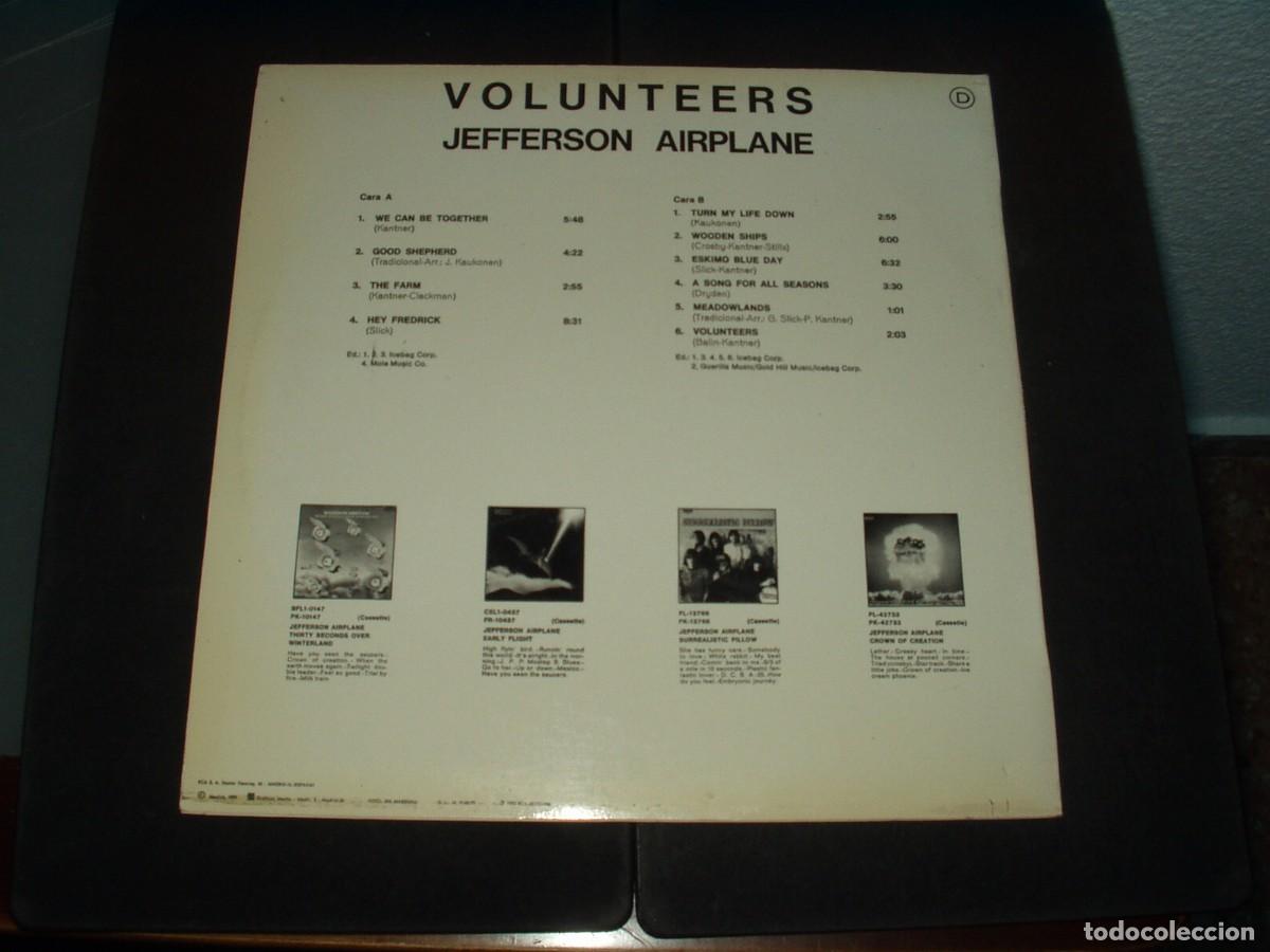 Discos de vinilo: JEFFERSON AIRPLANE LP VOLUNTEERS - Foto 2