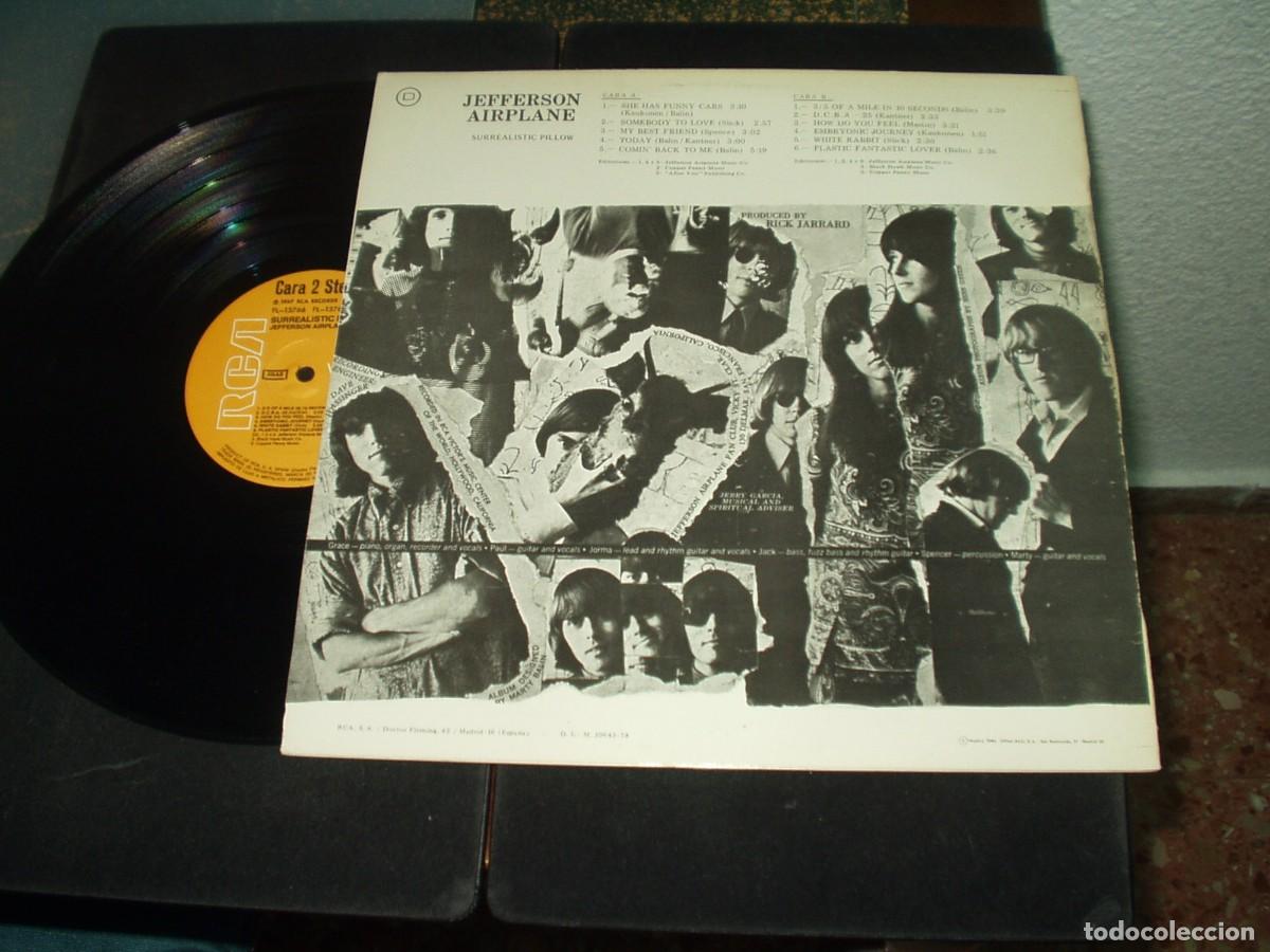 Discos de vinilo: JEFFERSON AIRPLANE LP SURREALISTIC PILLOW - Foto 2