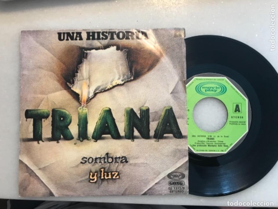 Discos de vinilo: TRIANA UNA HISTORIA PROMOCION ESPECIAL SINGLE ROCK PROGRESIVO ANDALUZ SPAIN NUEVO MOVIEPLAY 1979