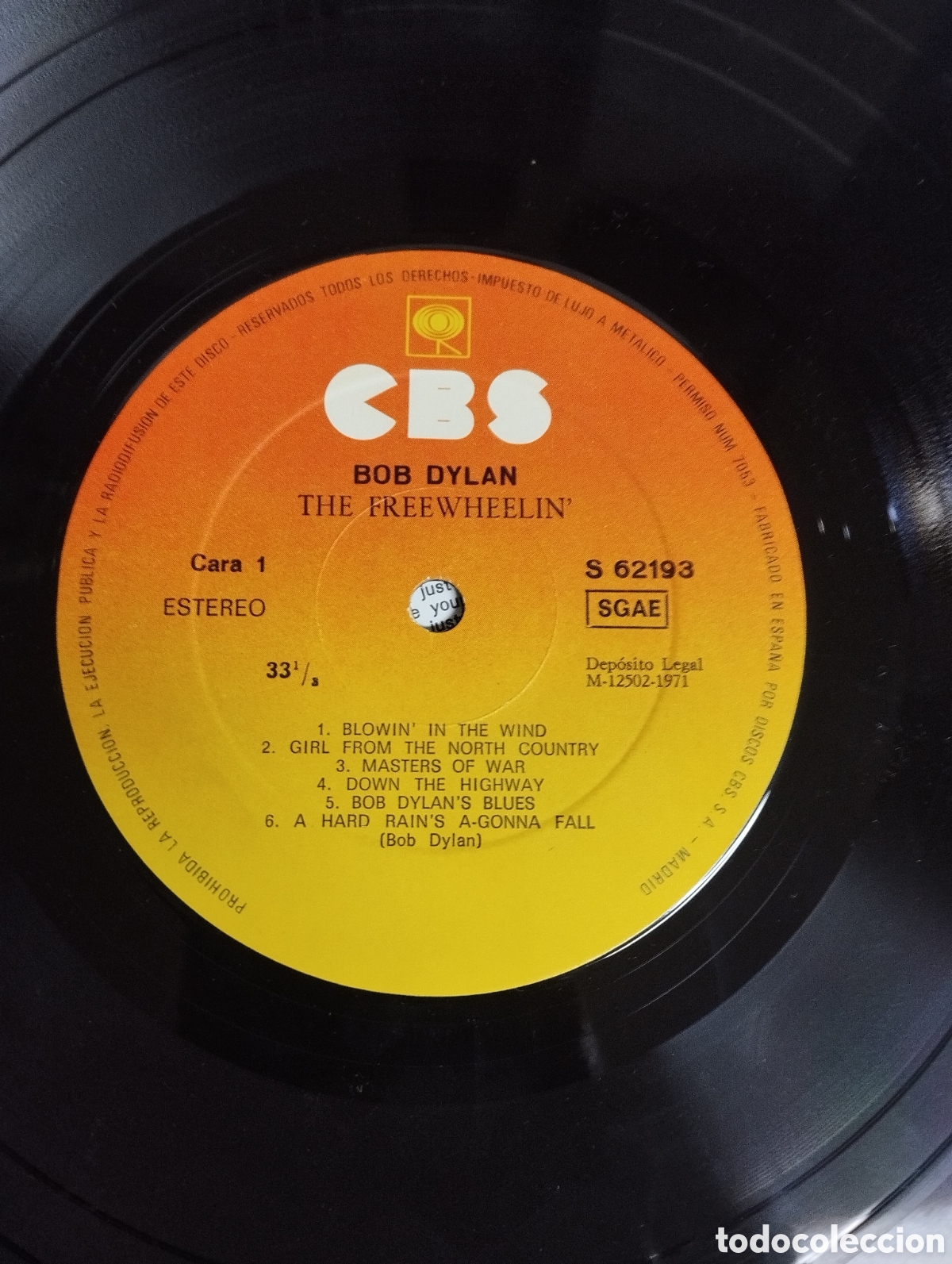 Discos de vinilo: BOB DYLAN , THE FREEWHEELIN - Foto 3