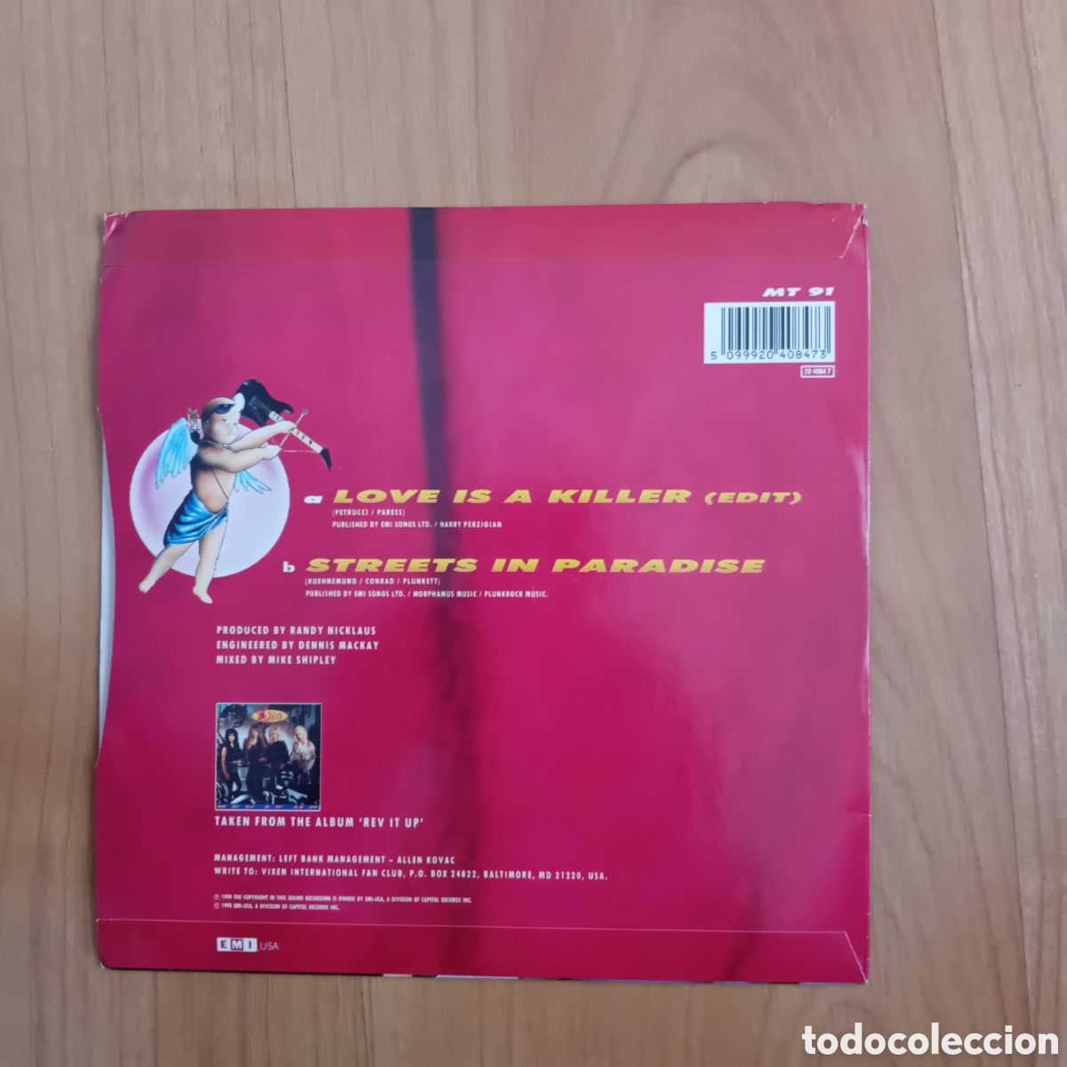 Discos de vinilo: VIXEN. LOVE IS A KILLER - Foto 2