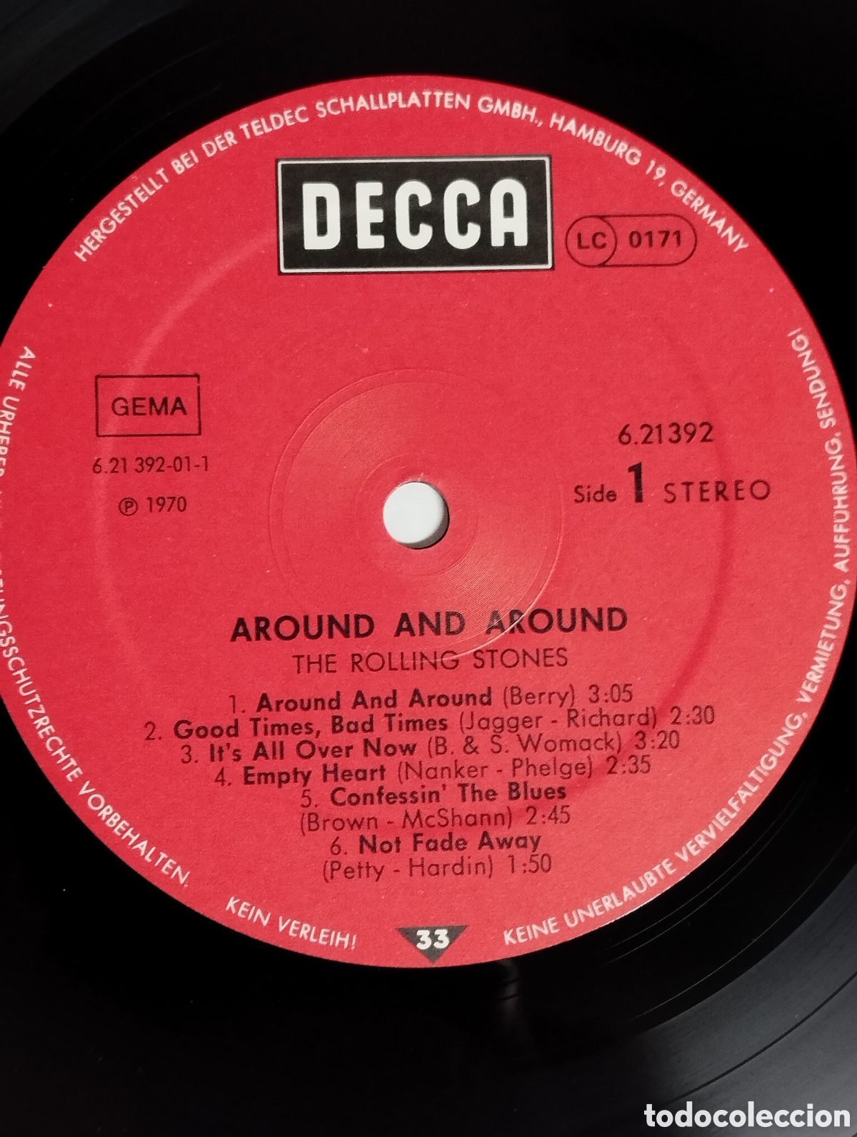 Discos de vinilo: THE ROLLING STONES, AROUND AND AROUND - Foto 3