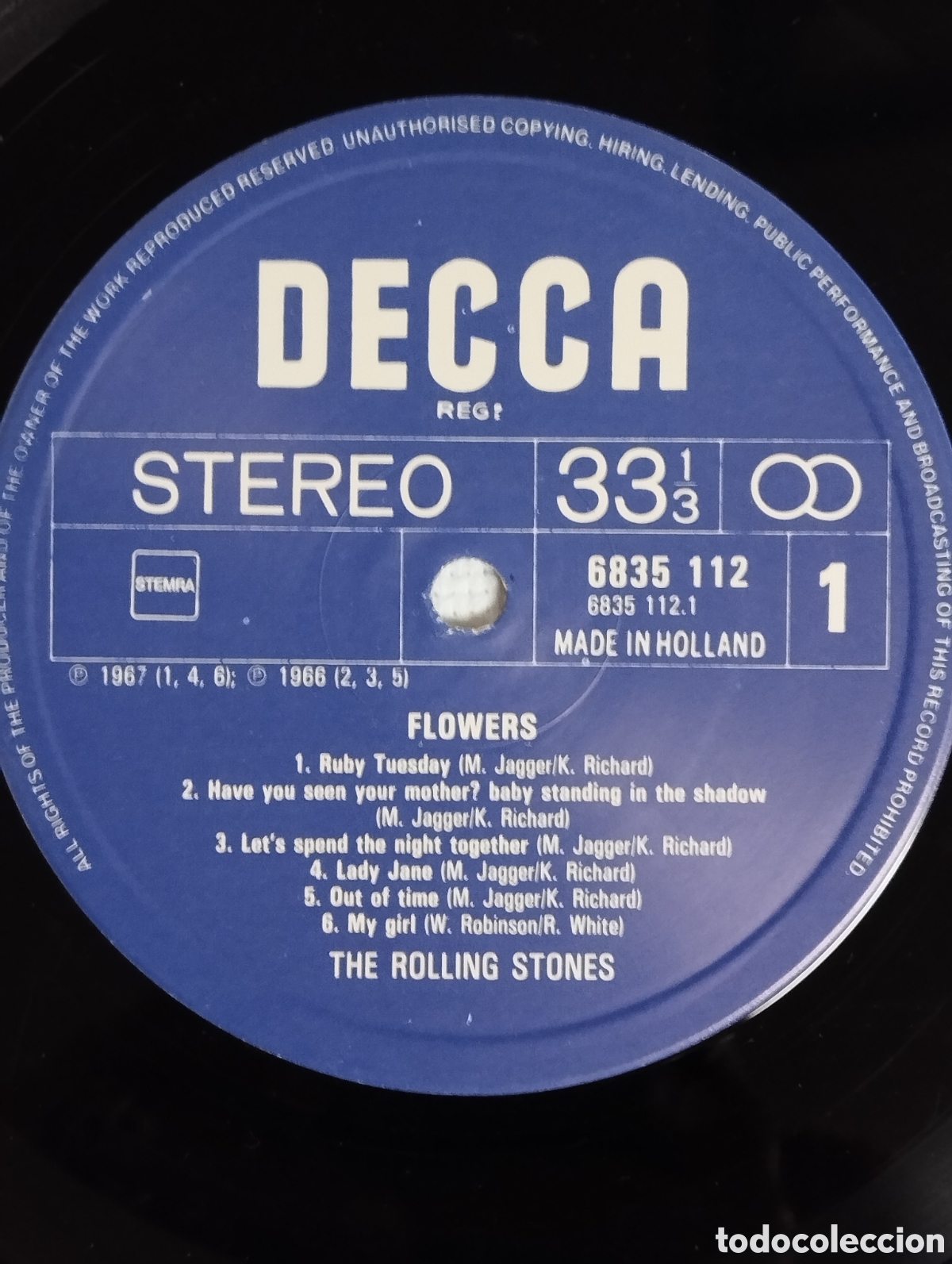 Discos de vinilo: THE ROLLING STONES. FLOWERS - Foto 3