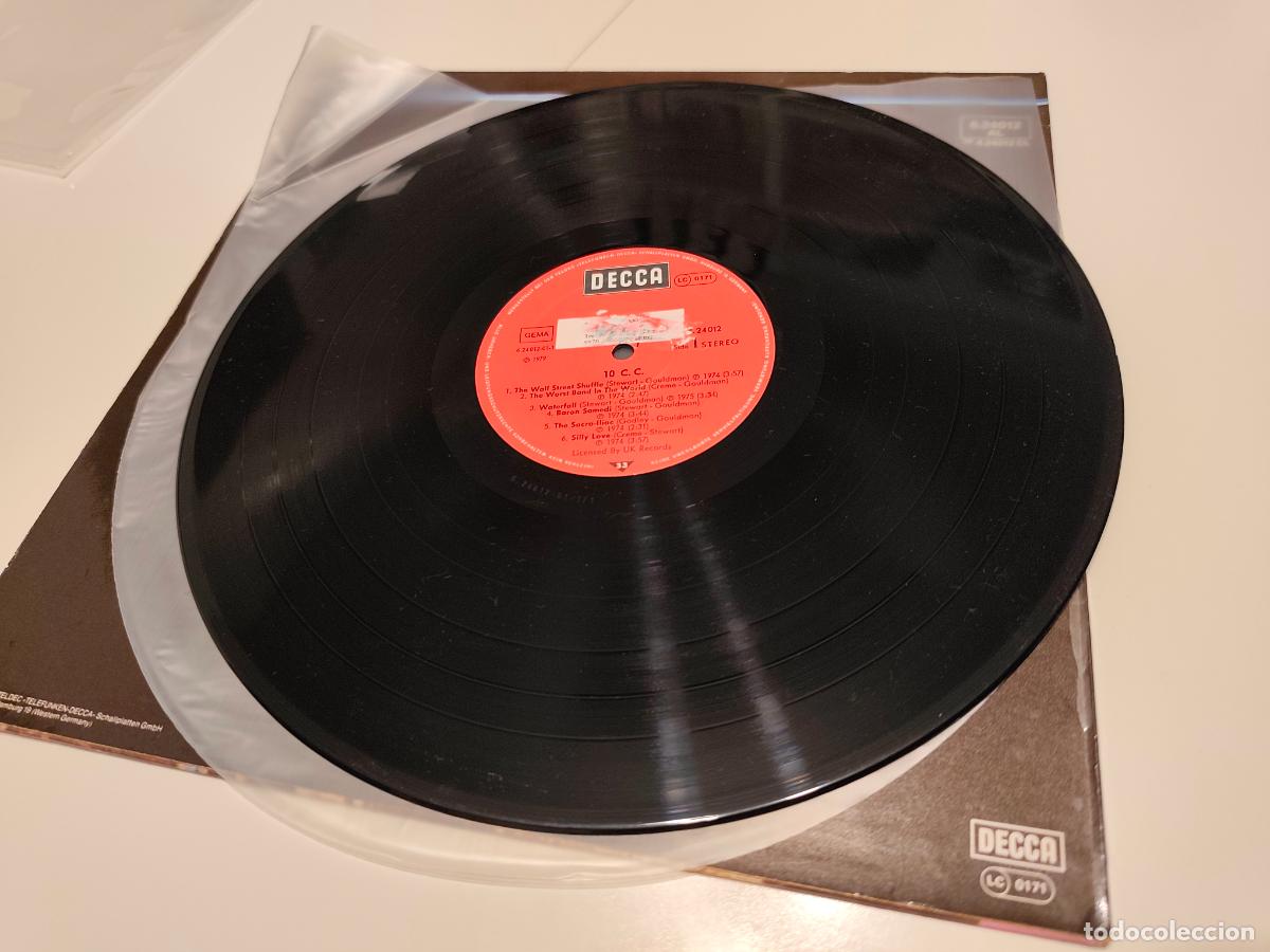 Discos de vinilo: 10 C.C. &ndash; 10 C.C.- (1979) LP disco vinilo - Foto 4