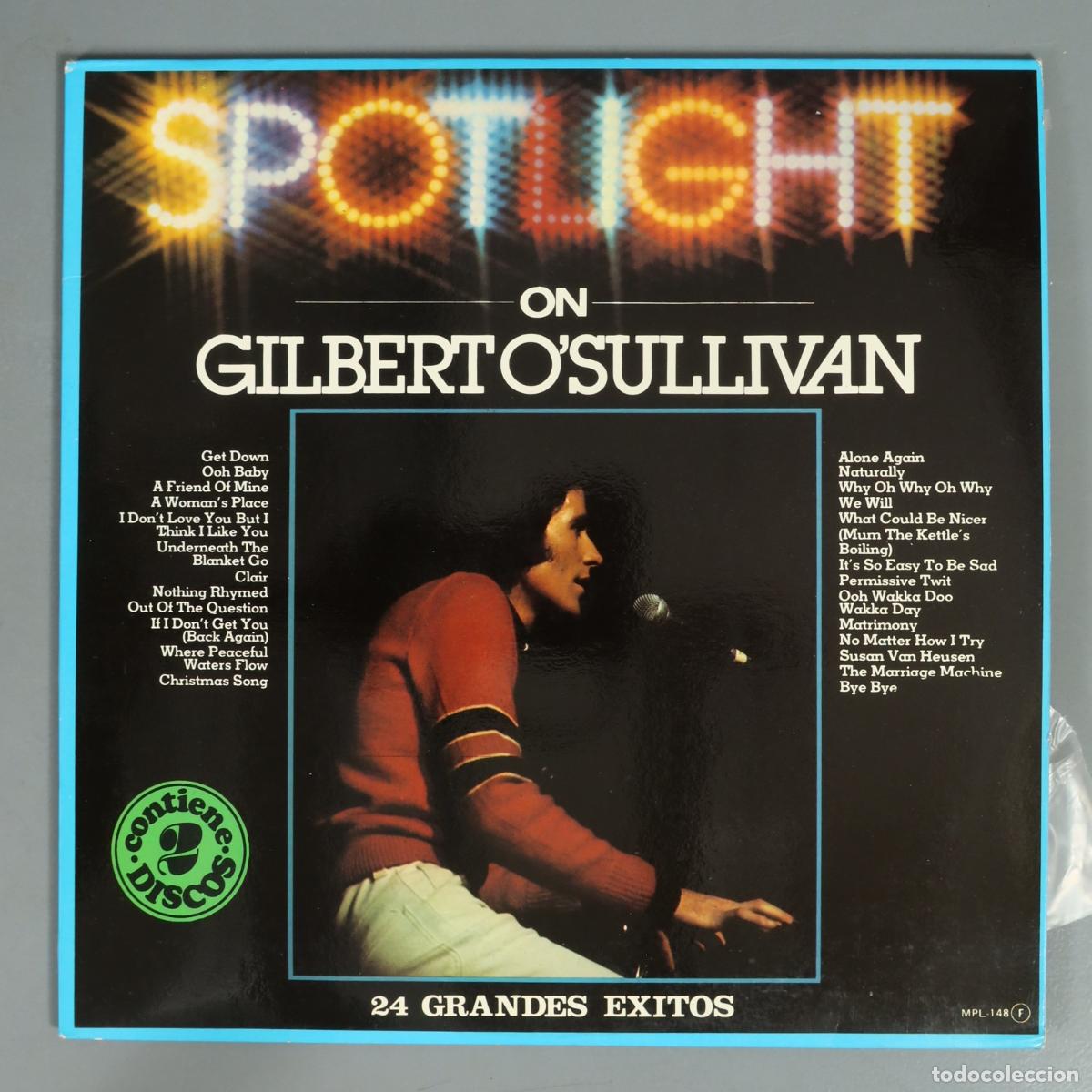 Discos de vinilo: LP. Spotlight on Gilbert OSullivan - 24 Grandes &Eacute;xitos - Foto 1