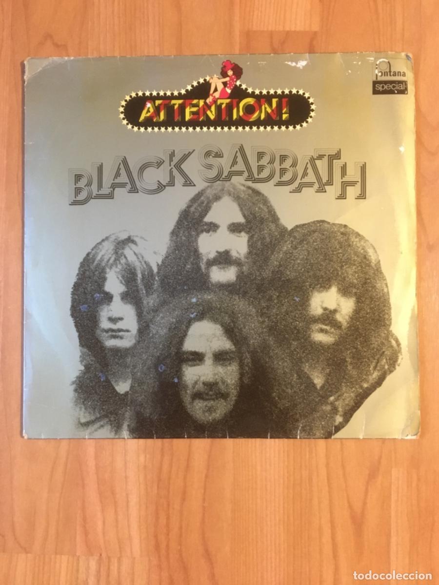 Discos de vinilo: BLACK SABBATH-ATTENTION!(EVIL WOMAN) - Foto 1