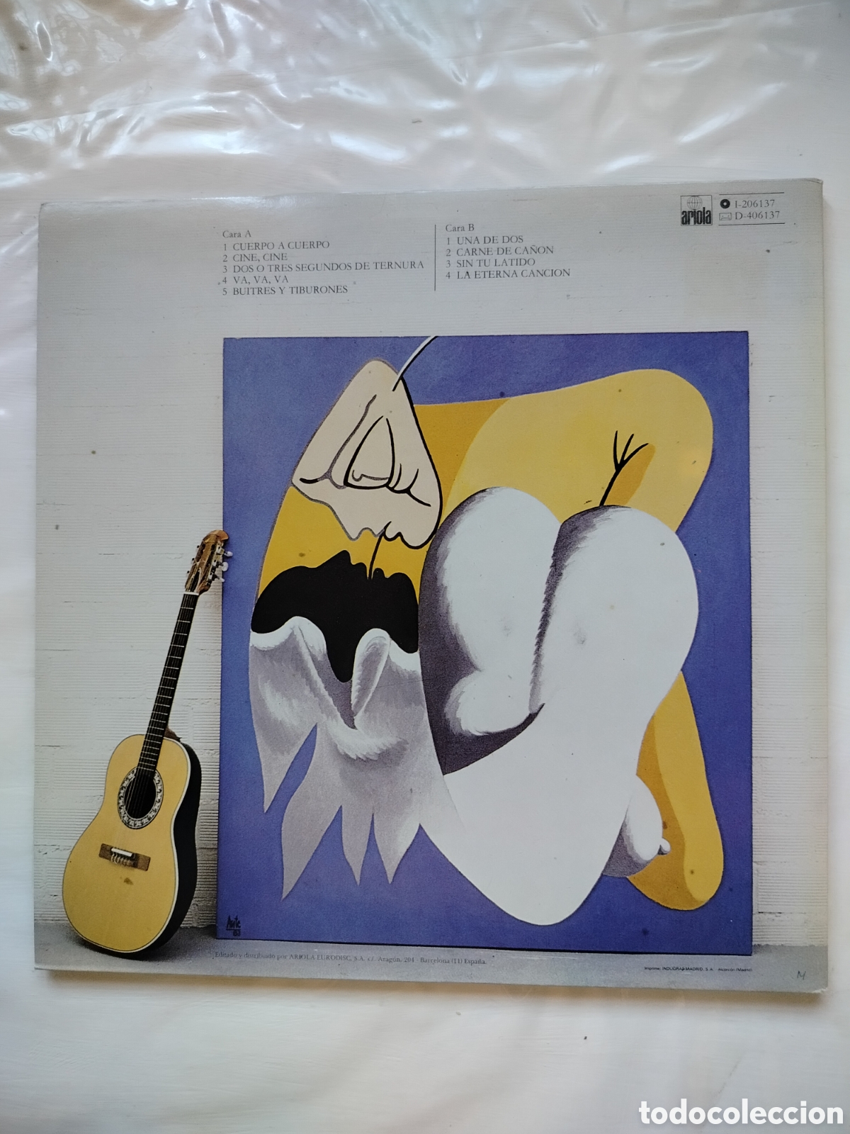 Discos de vinilo: Luis Eduardo Aute LP - Foto 2