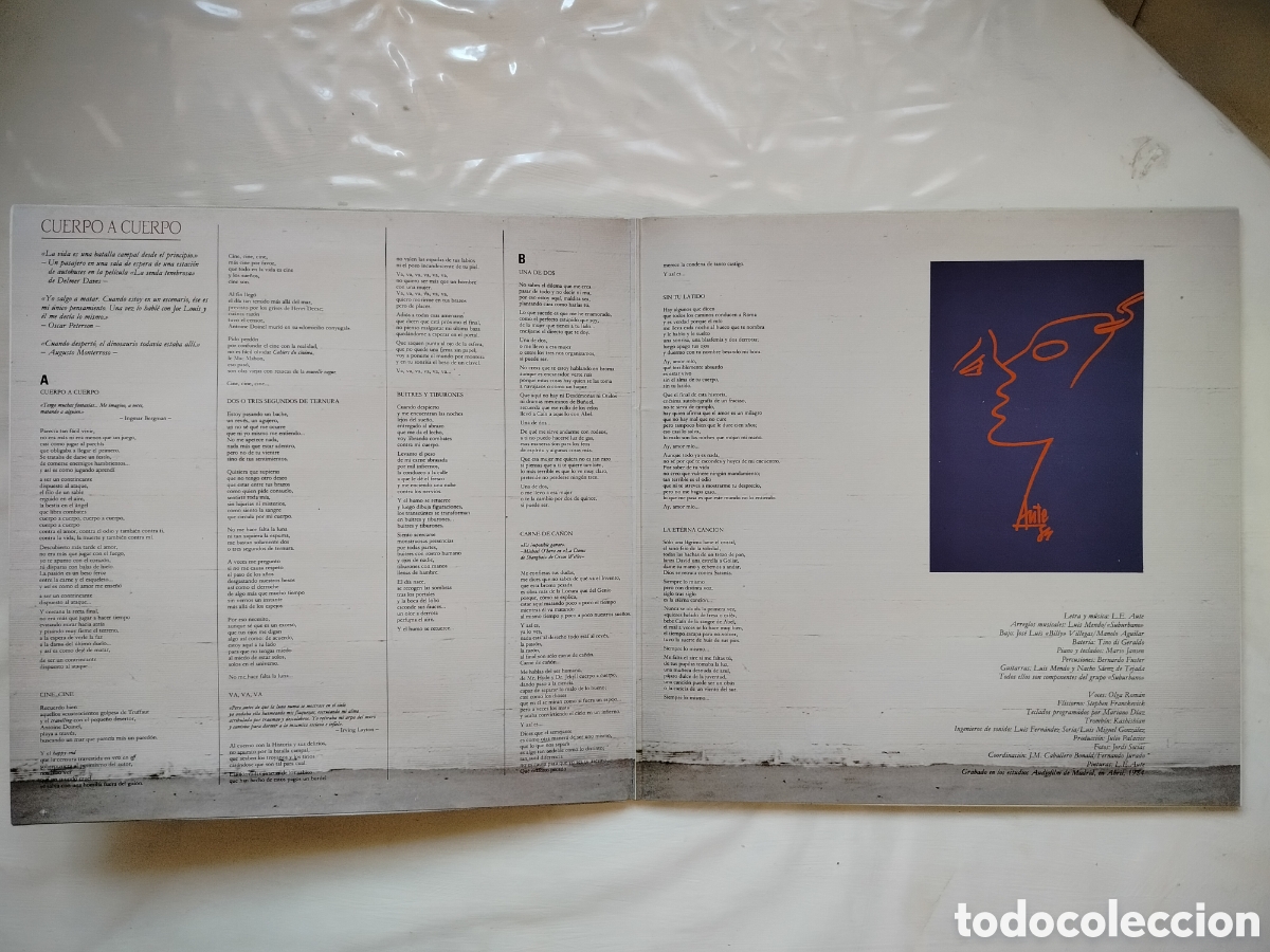 Discos de vinilo: Luis Eduardo Aute LP - Foto 3