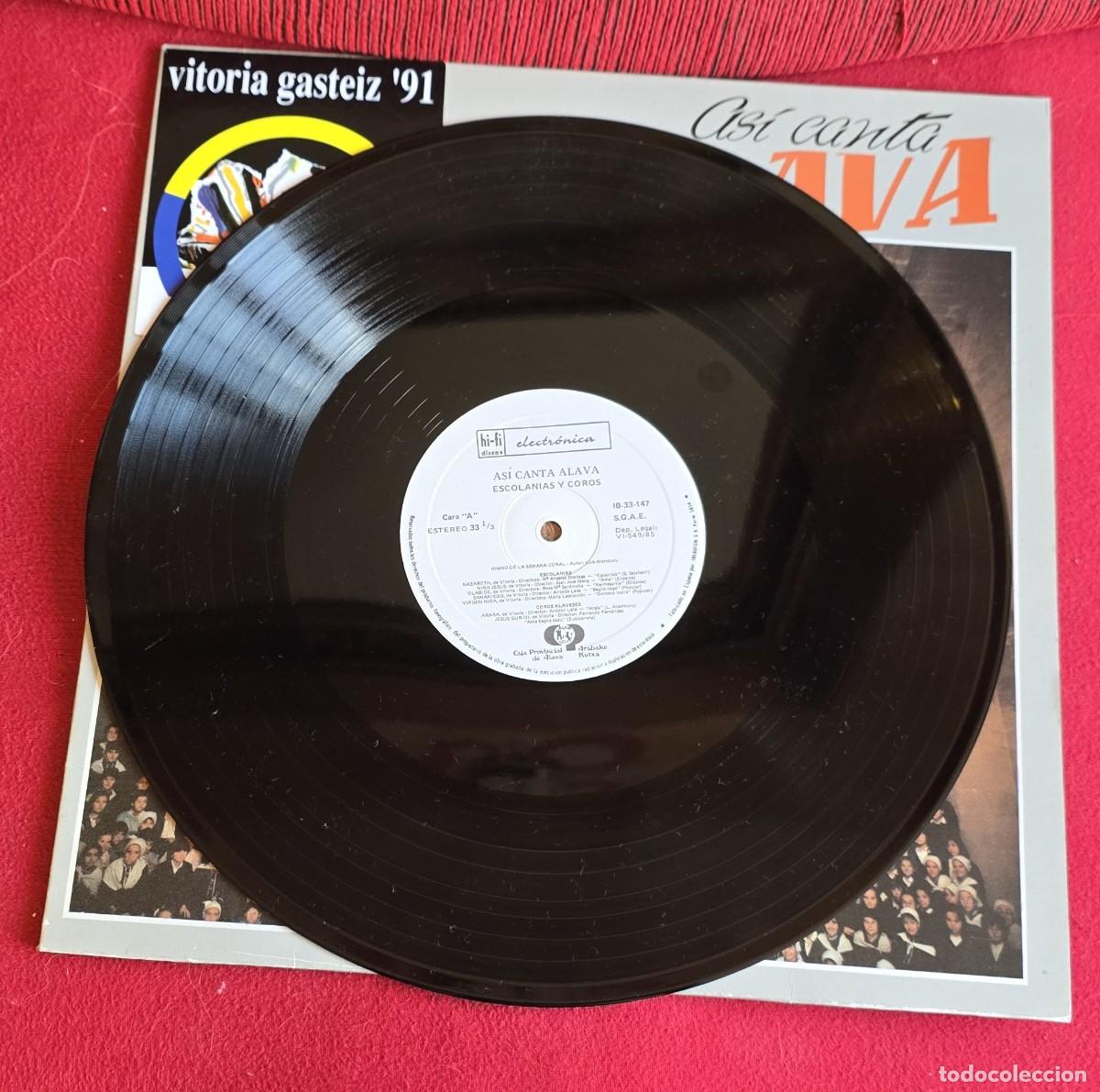 Discos de vinilo: LP VINILO - ASI CANTA ALAVA - Foto 2