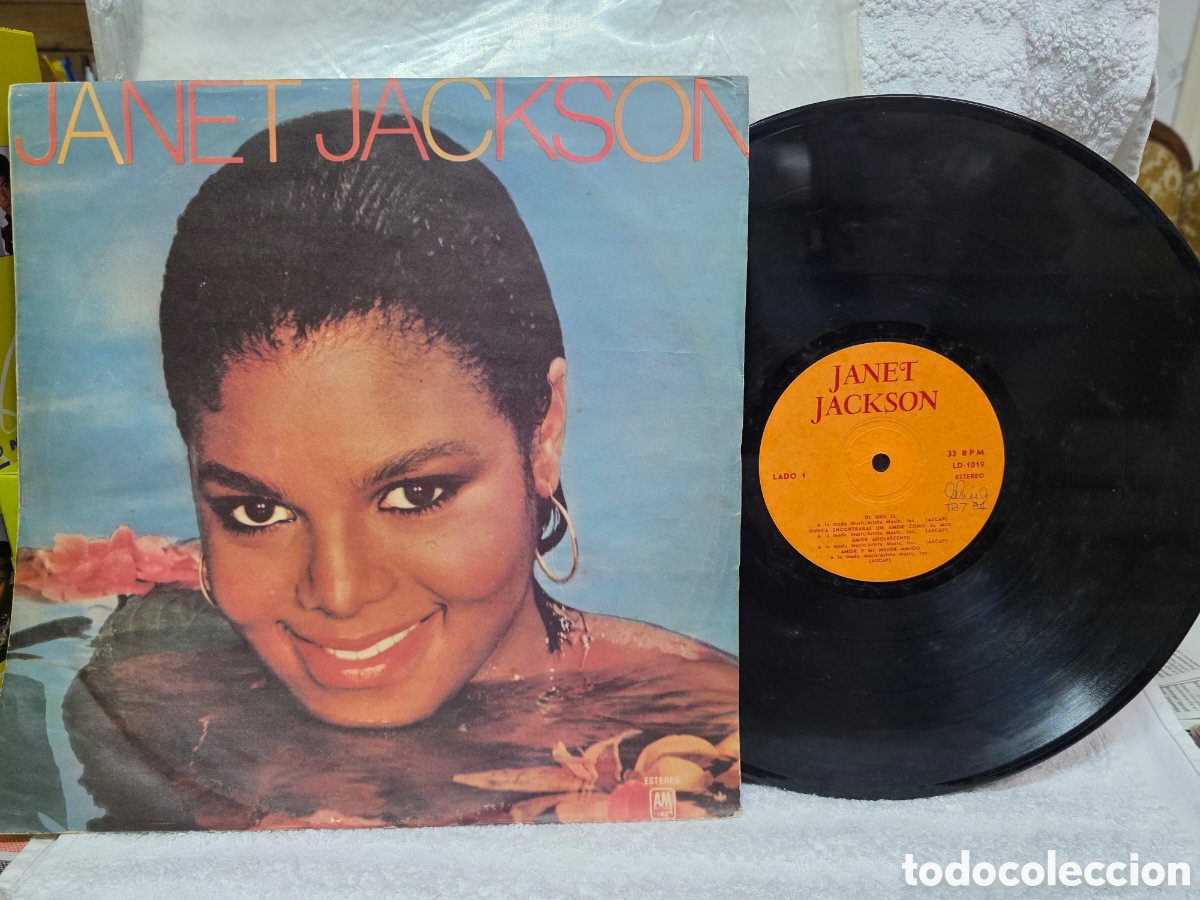 Discos de vinilo: Janet Jackson&nbsp;&lrm;&ndash;&nbsp;Janet Jackson AREITO CUBA 1982 - Foto 1