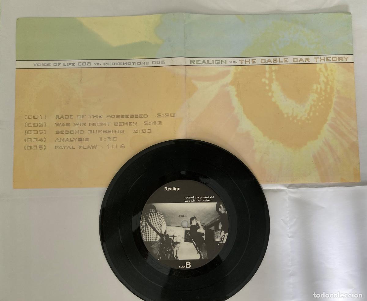 Vinyl records: Realing The Cable Car Theory Split vinilo Ep rockemotion Voice of Life Alemania punk hardcore