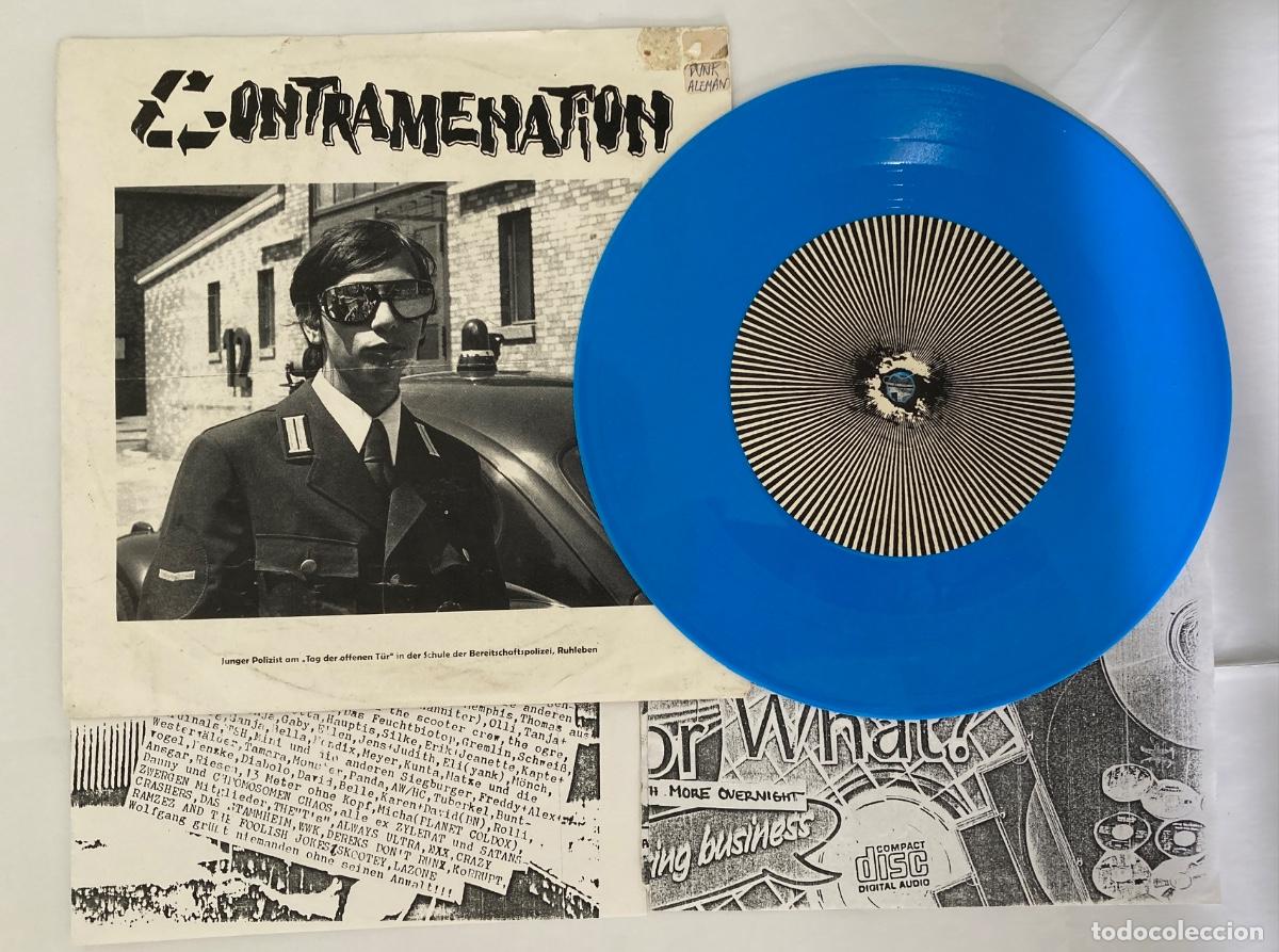 Vinyl records: CONTRAMENATION Ep vinilo azul Ziegenkopf Records