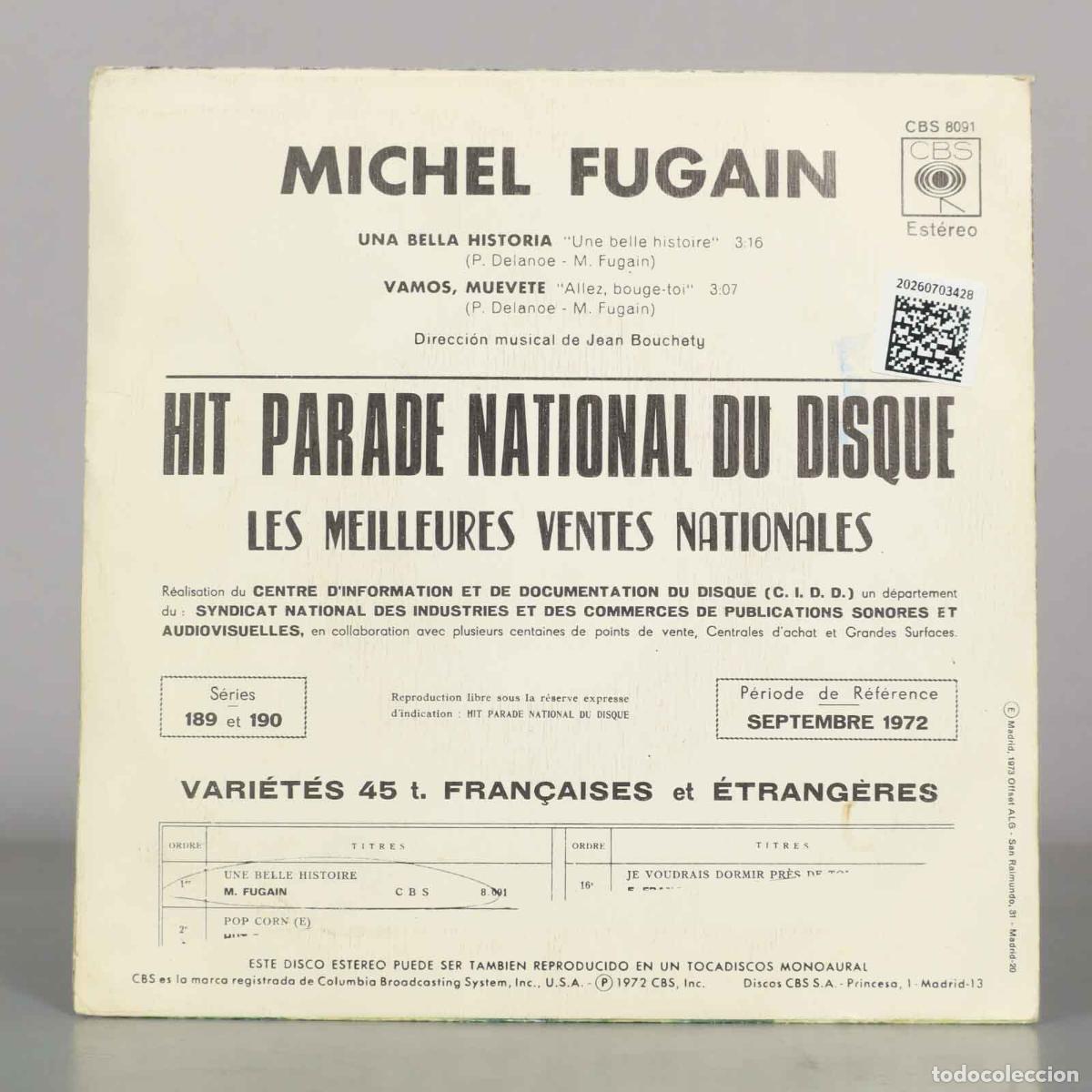Discos de vinilo: SINGLE. Michel Fugain &ndash; Una Bella Historia - Foto 2