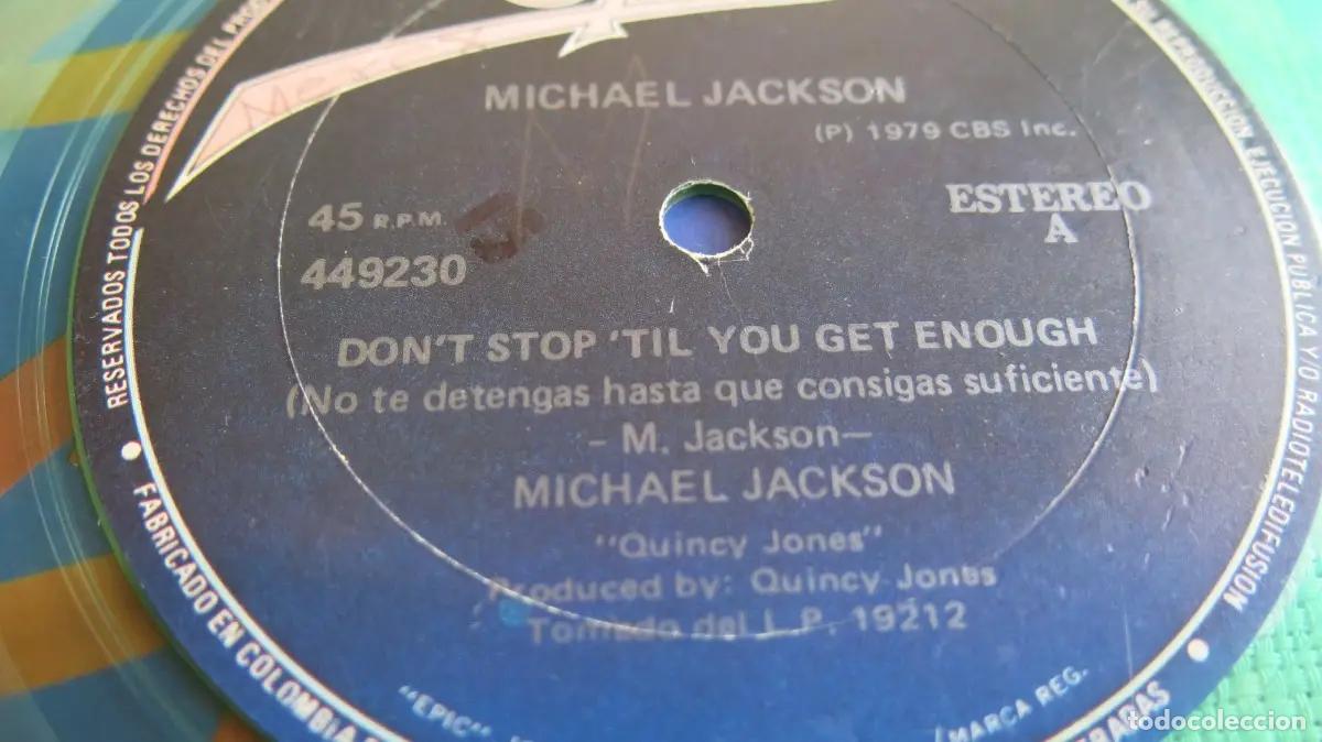 Discos de vinilo: Michael Jackson Dont Stop Til You Get Enough Lp - Foto 3