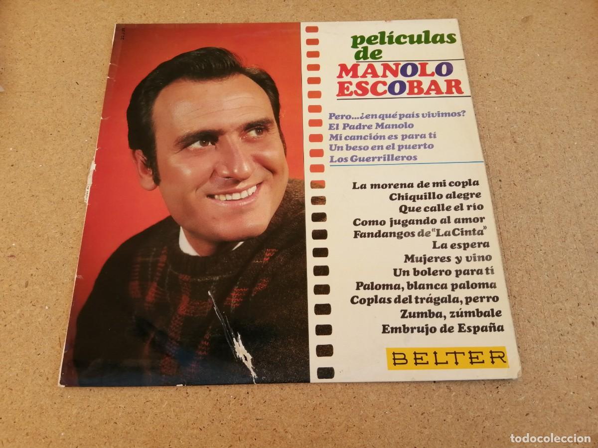 Discos de vinilo: DISCO LP. PELICULAS DE MANOLO ESCOBAR - Foto 1