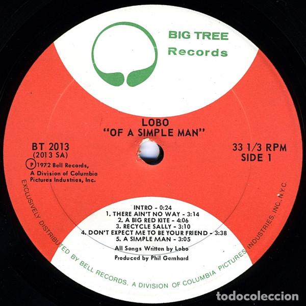 Discos de vinilo: Lobo, Of A Simple Man - LP - Foto 3