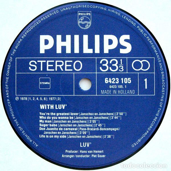 Discos de vinilo: Luv, With Luv - LP - Foto 3
