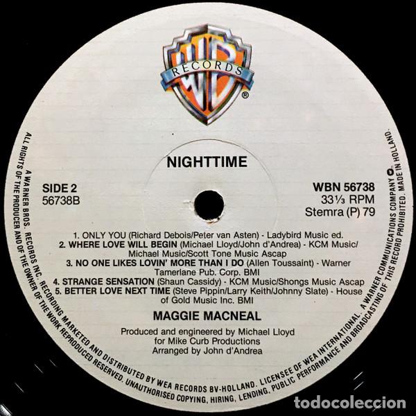 Discos de vinilo: Maggie MacNeal, Night Time - LP - Foto 4