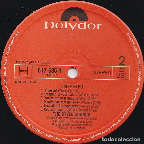 Discos de vinilo: The Style Council, Caf&eacute; Bleu - LP - Foto 4