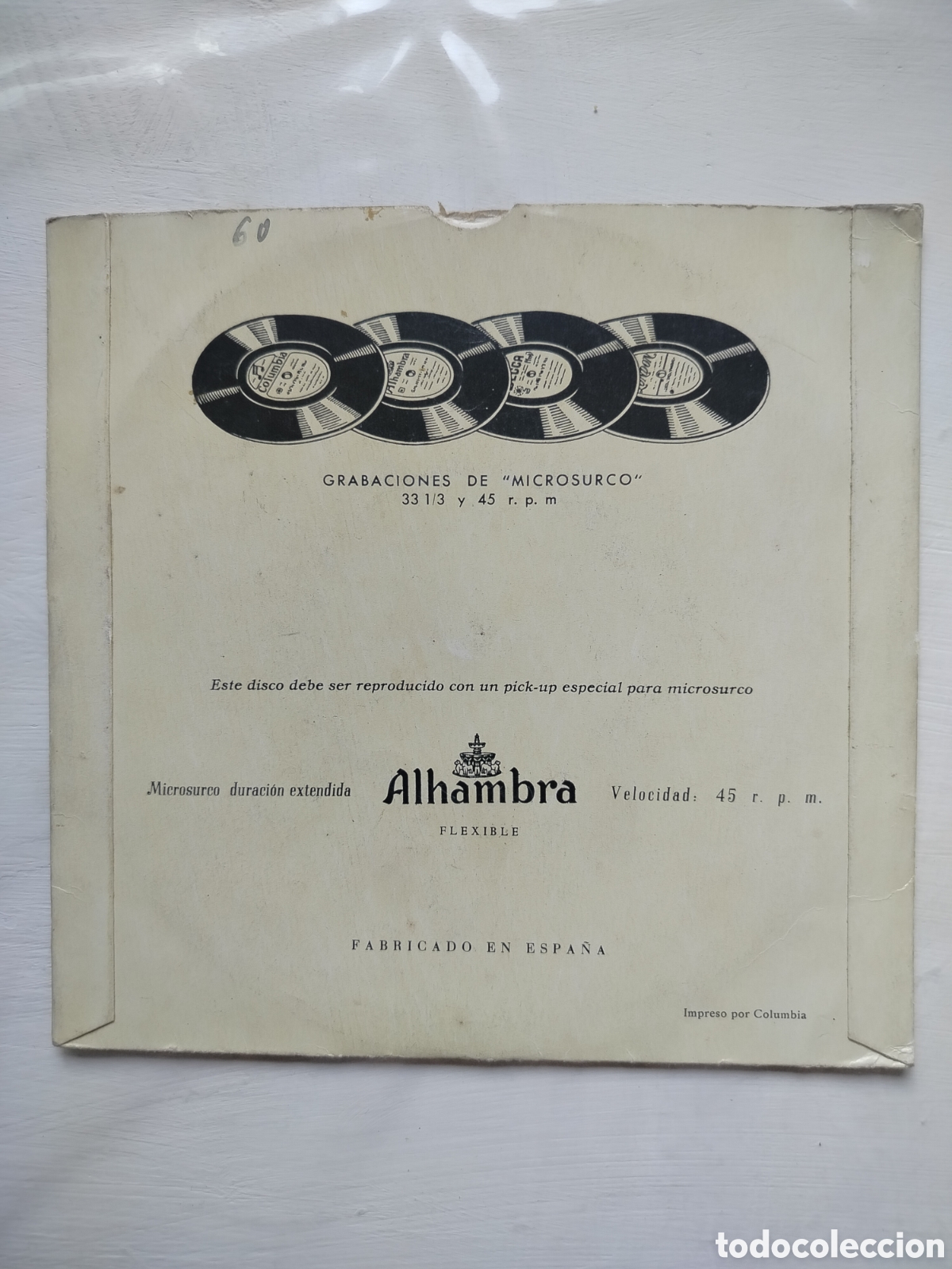 Discos de vinilo: Ataulfo Argenta Single 1954 - Foto 2