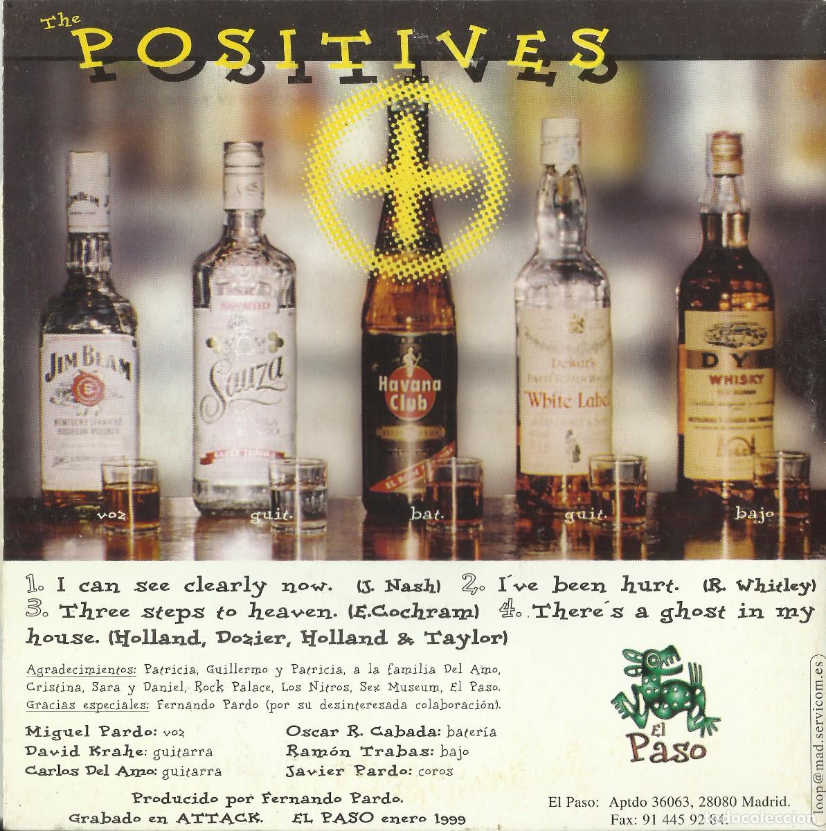 Discos de vinilo: THE POSITIVES 1999 SINGLE - Foto 2