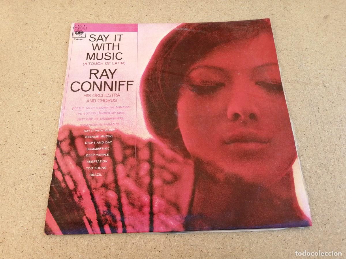 Discos de vinilo: DISCO LP. RAY CONNIFF. SAY IT WITH MUSIC - Foto 1