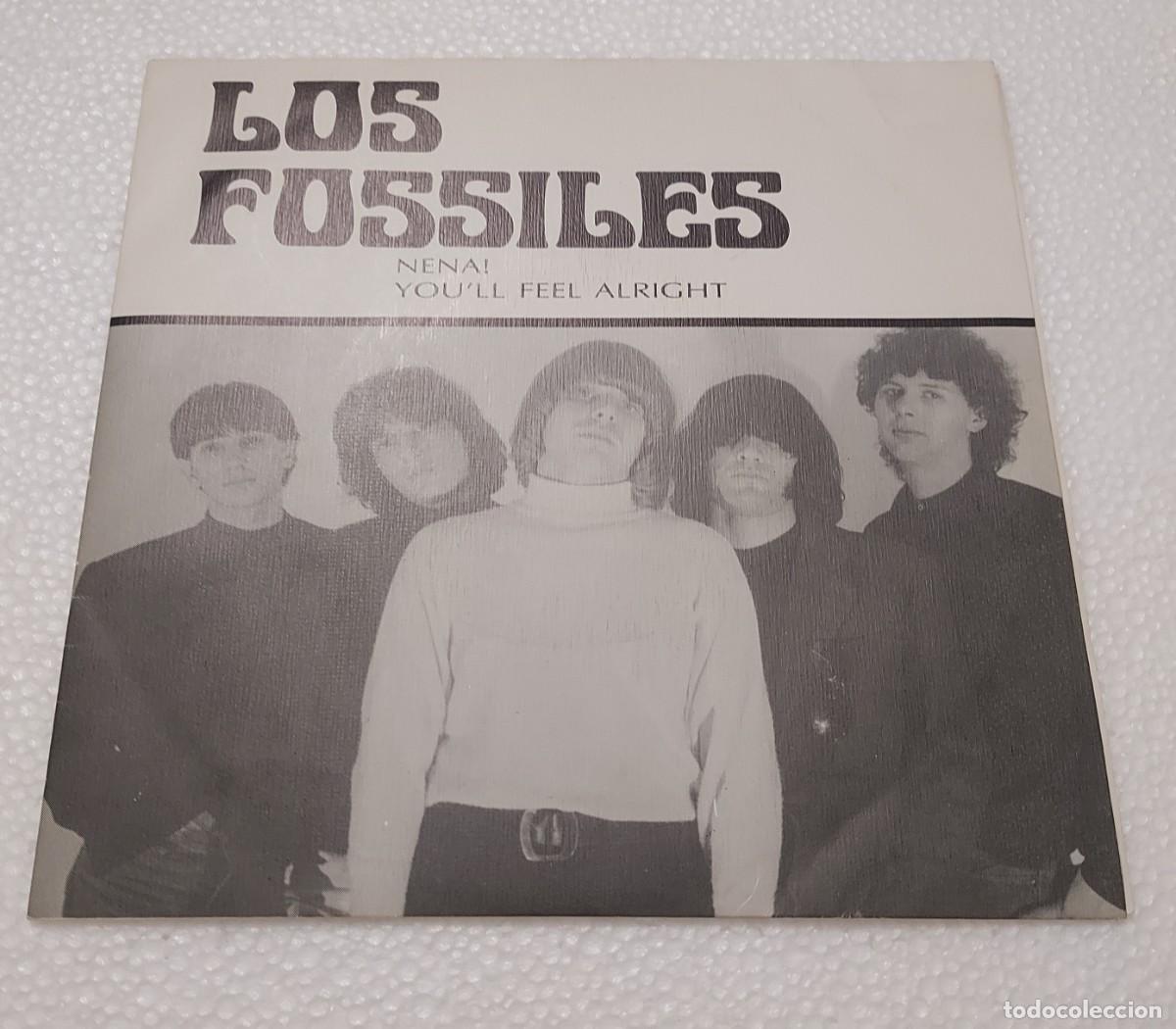 Discos de vinilo: LOS FOSSILES - NENA / YOU'LL FEEL ALLRIGHT .- SINGLE GARAGE 1990