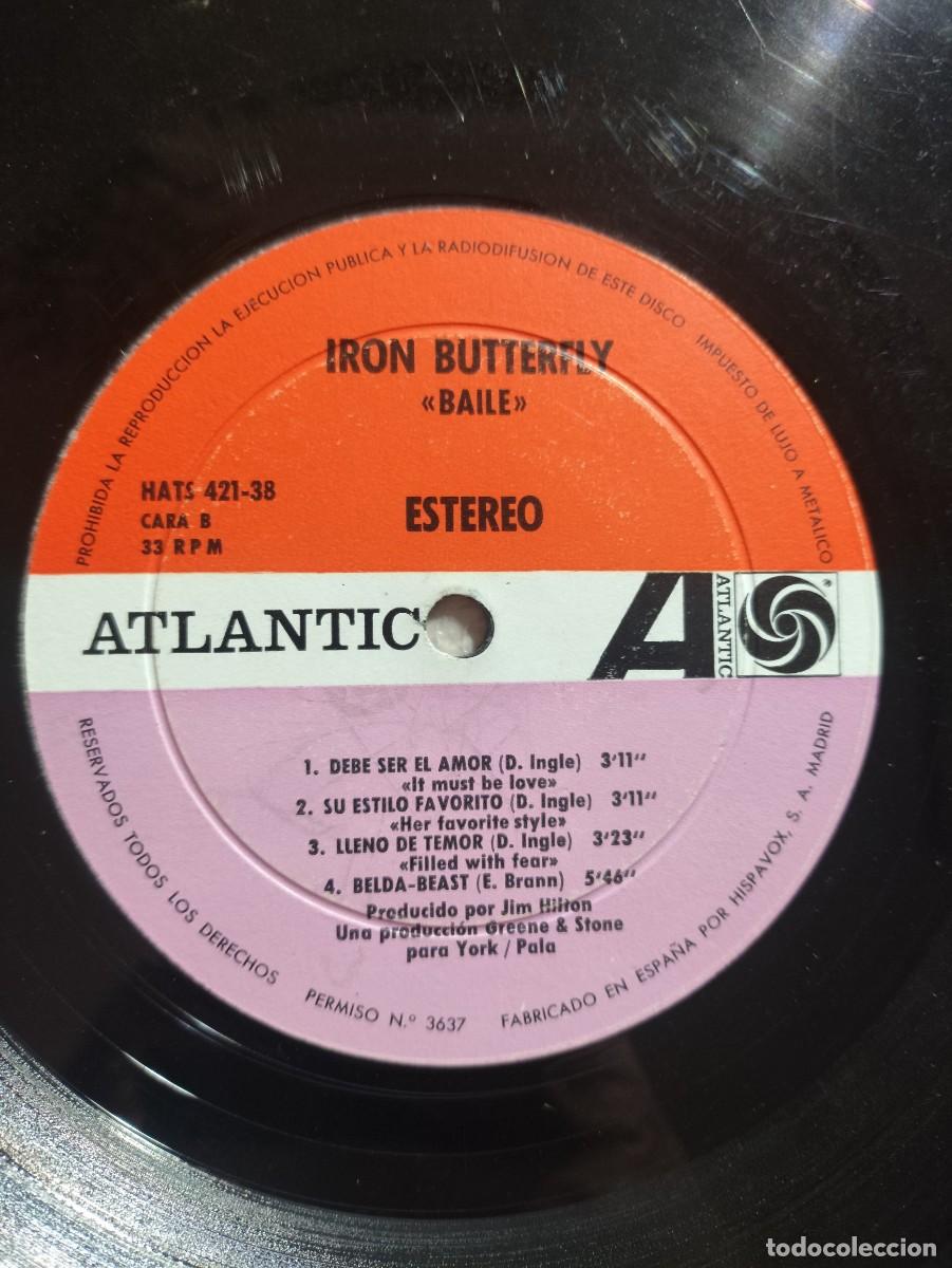 Discos de vinilo: Iron Butterfly-Baile 1969 - Foto 4