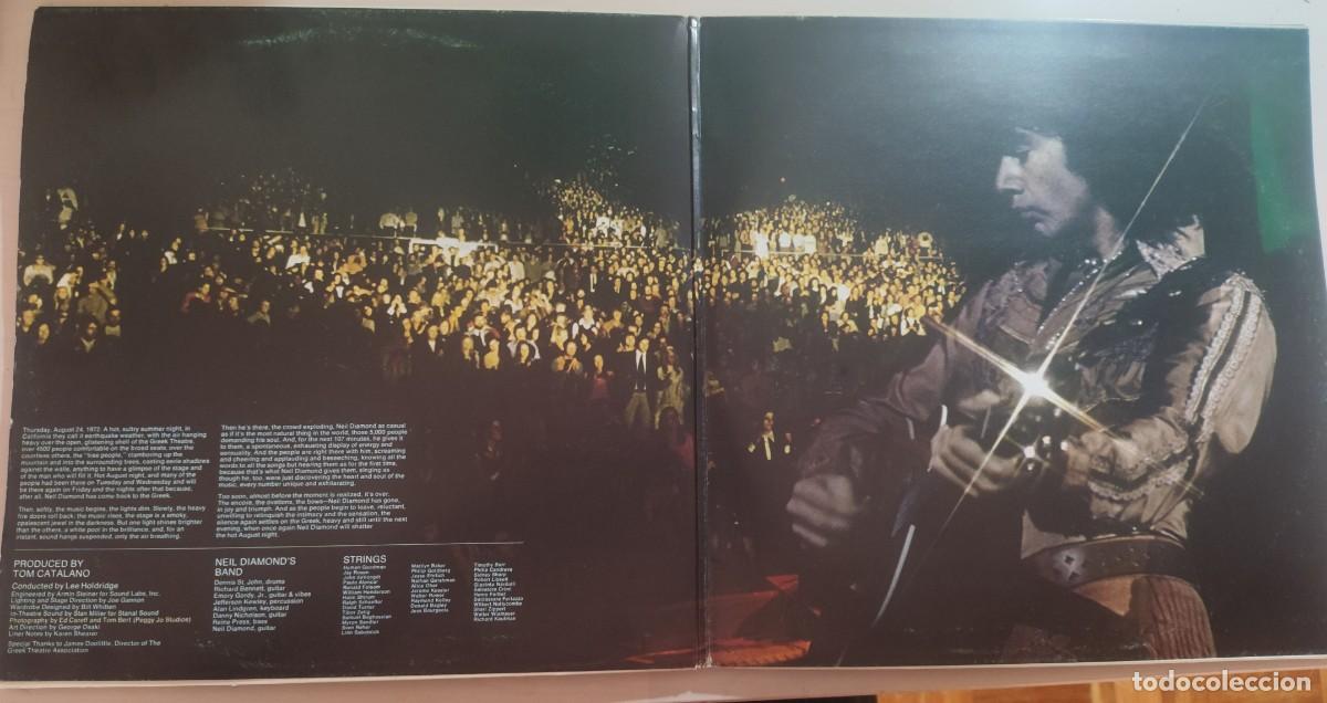 Discos de vinilo: Neil Diamond-Hot August Night-1977 - Foto 3