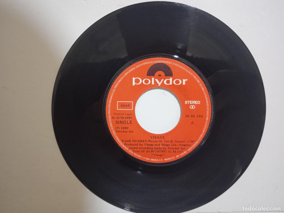 Discos de vinilo: Visage - Fade To Grey / Visa-Age - Single - 1981 - Foto 3