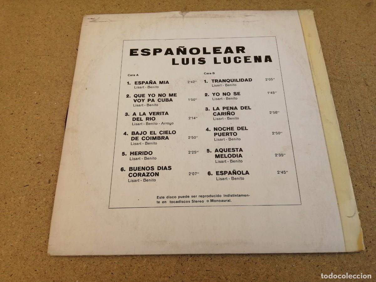 Discos de vinilo: DISCO LP. LUIS LUCENA - Foto 2