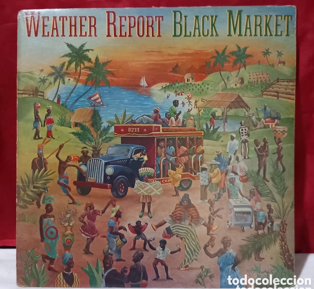 Discos de vinilo: LP WEATHER REPORT BLACK MARKET/1976 CBS MADE ENGLAND(vinilo como nuevo)