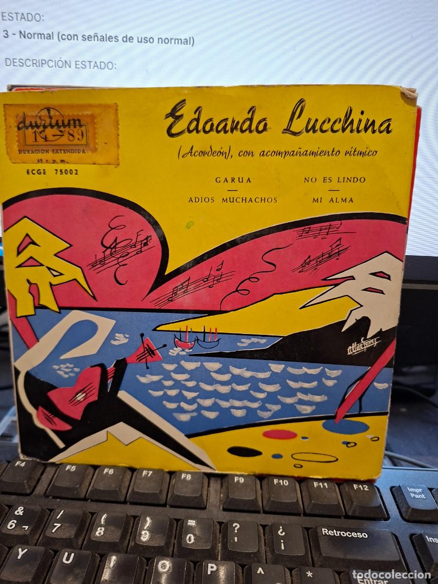 Discos de vinilo: EDOARDO LUCCHINA - GARUA - EP DE VINILO