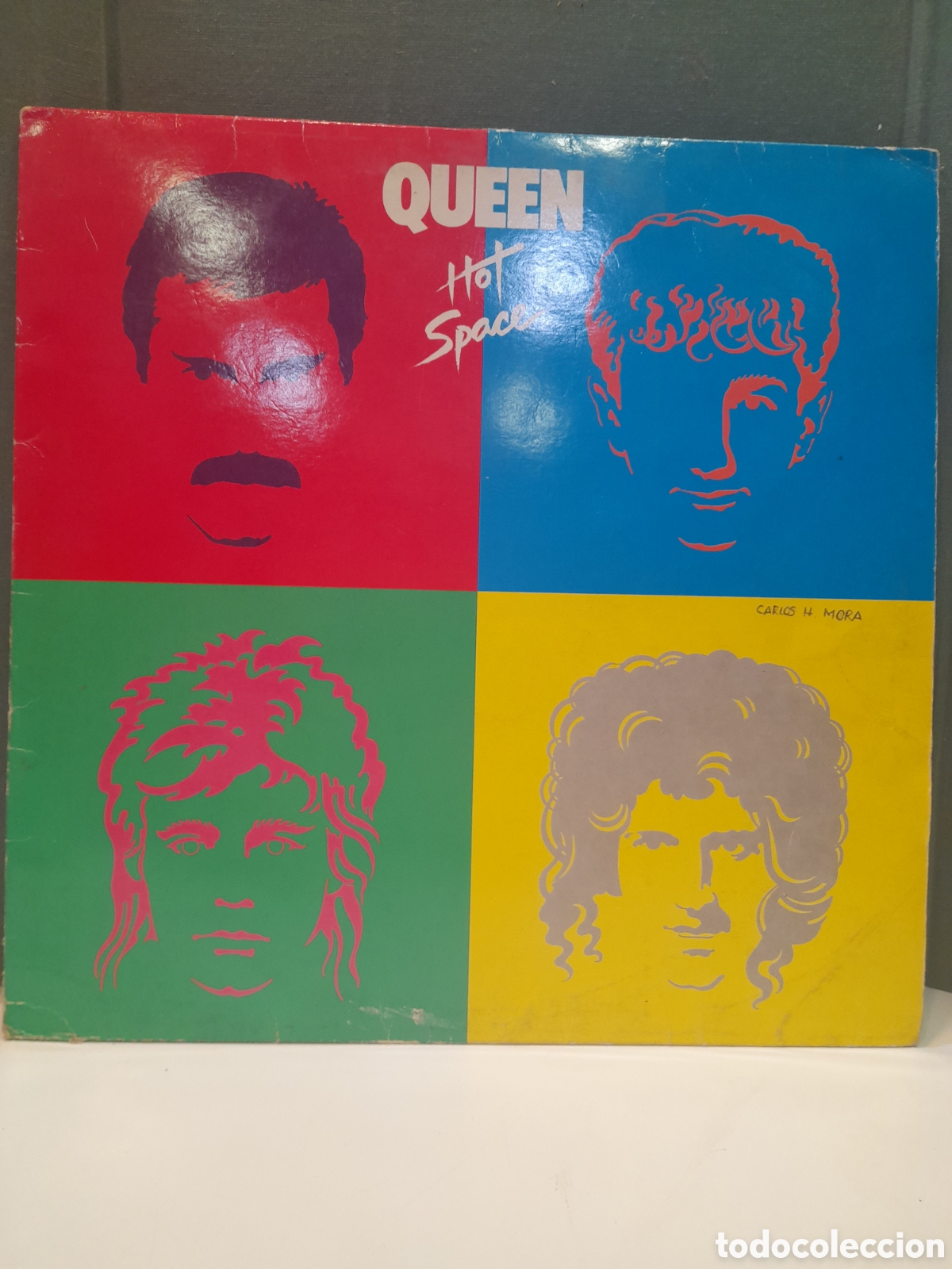 Discos de vinilo: LP Queen. Hot Space 1982 - Foto 2