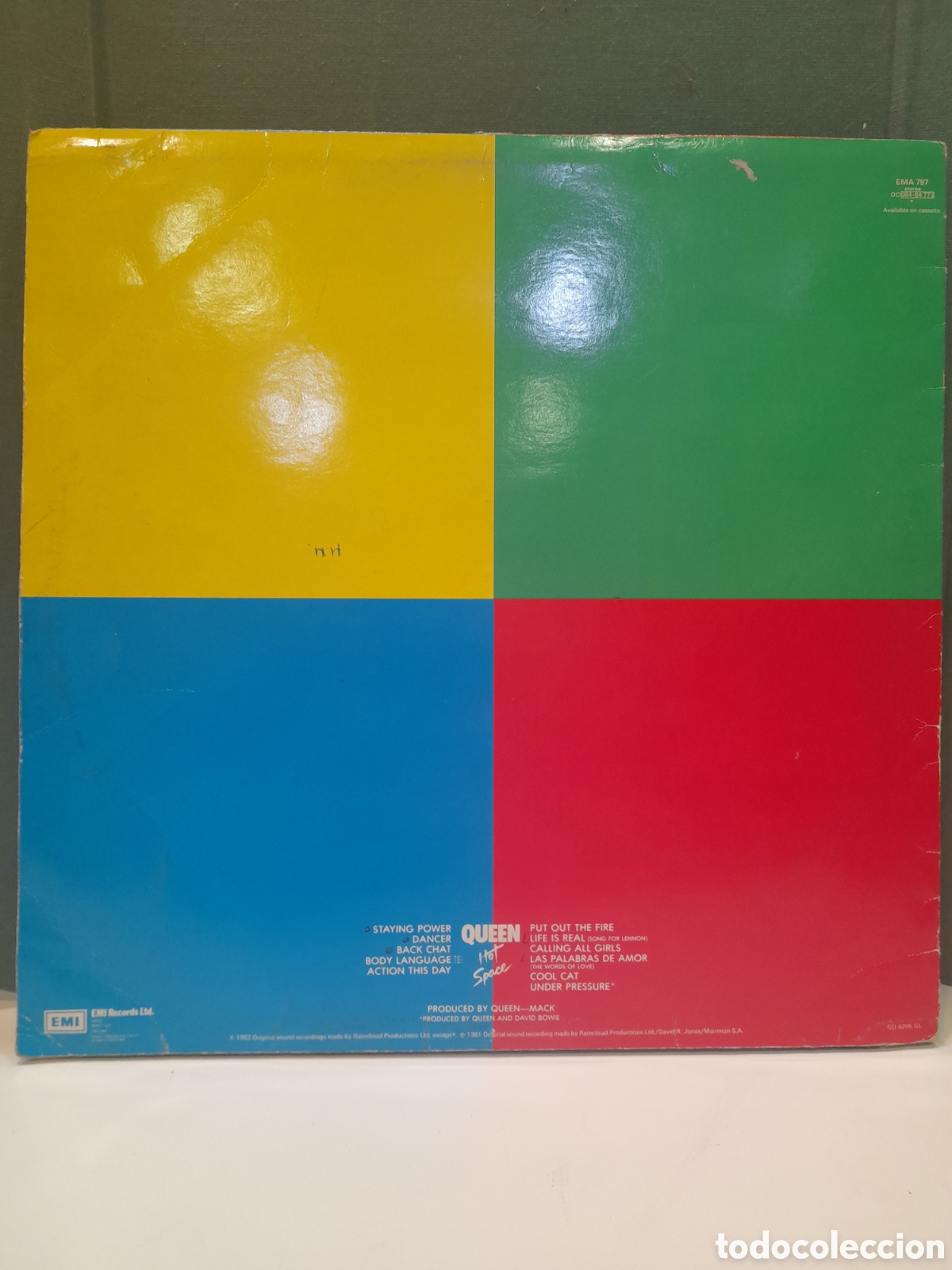 Discos de vinilo: LP Queen. Hot Space 1982 - Foto 3