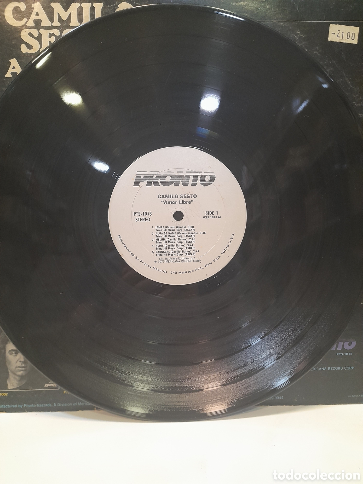 Discos de vinilo: LP Camilo Sesto. Amor Libre - Foto 4