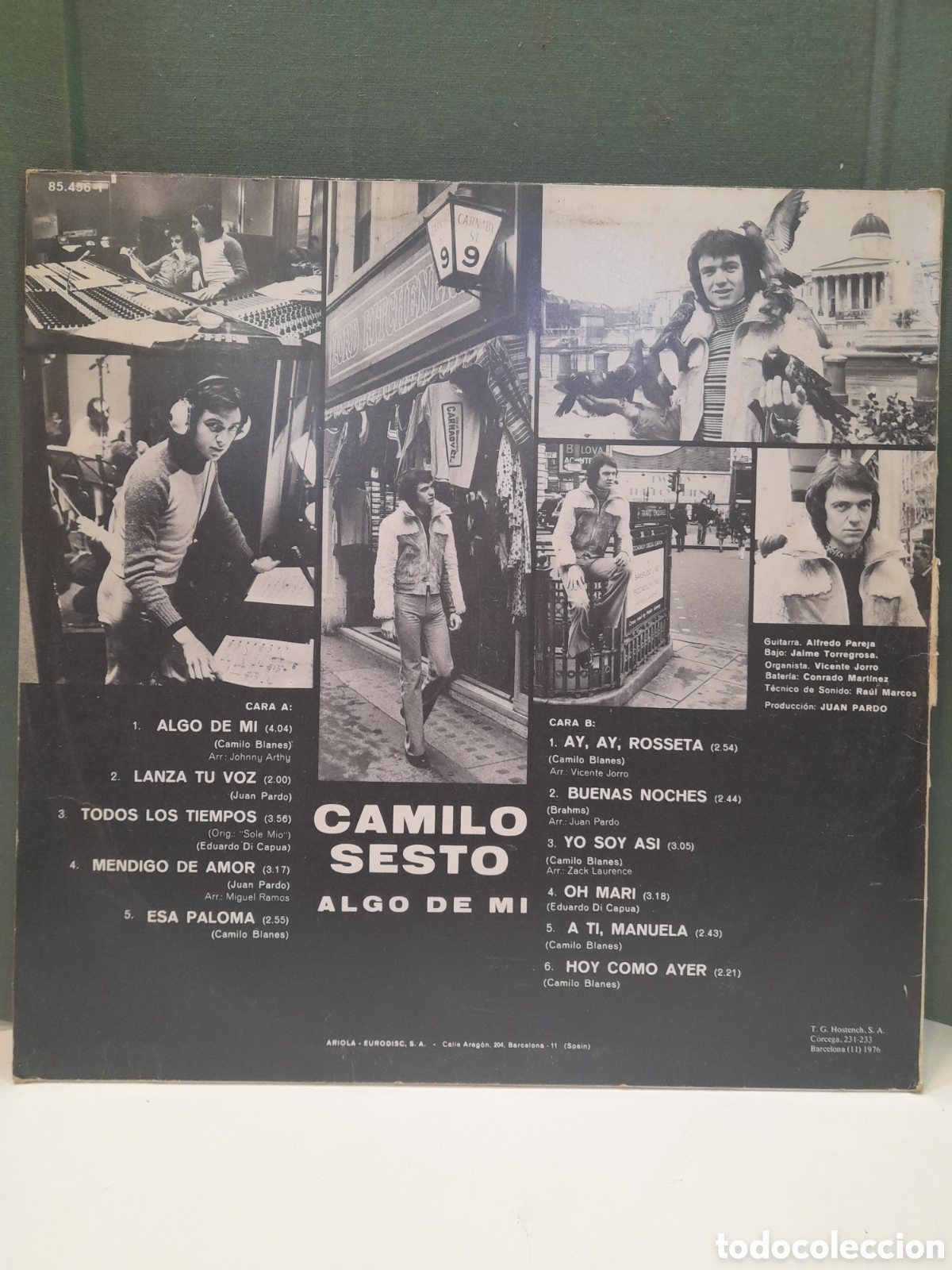 Discos de vinilo: LP Camilo Sesto. Algo de m&iacute; - Foto 3