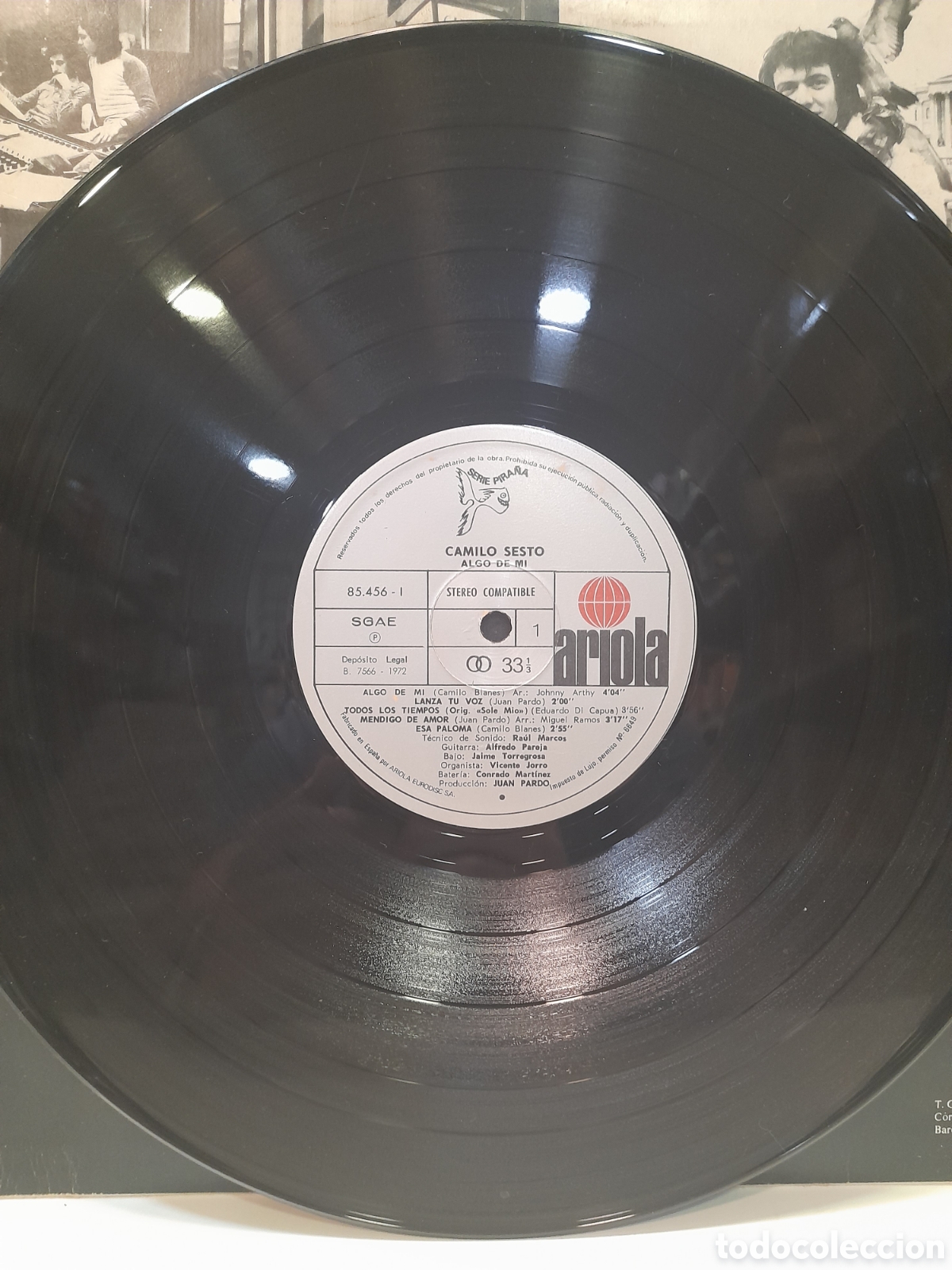 Discos de vinilo: LP Camilo Sesto. Algo de m&iacute; - Foto 4