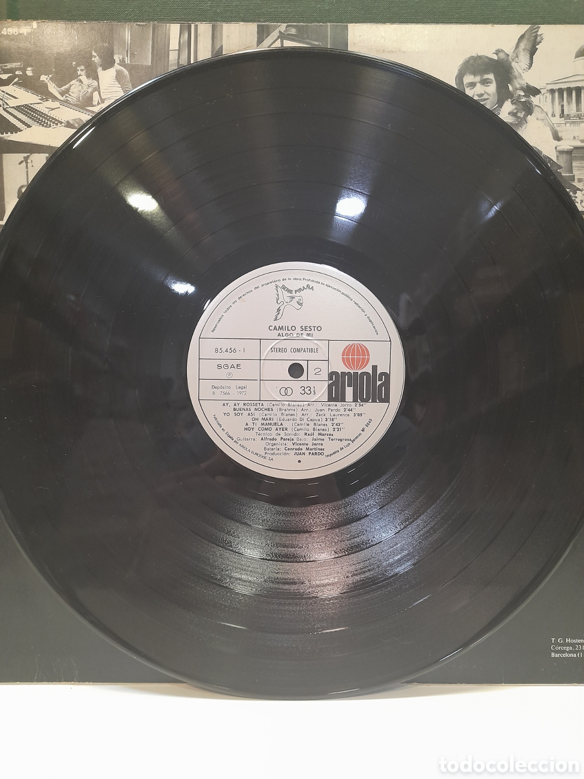 Discos de vinilo: LP Camilo Sesto. Algo de m&iacute; - Foto 5