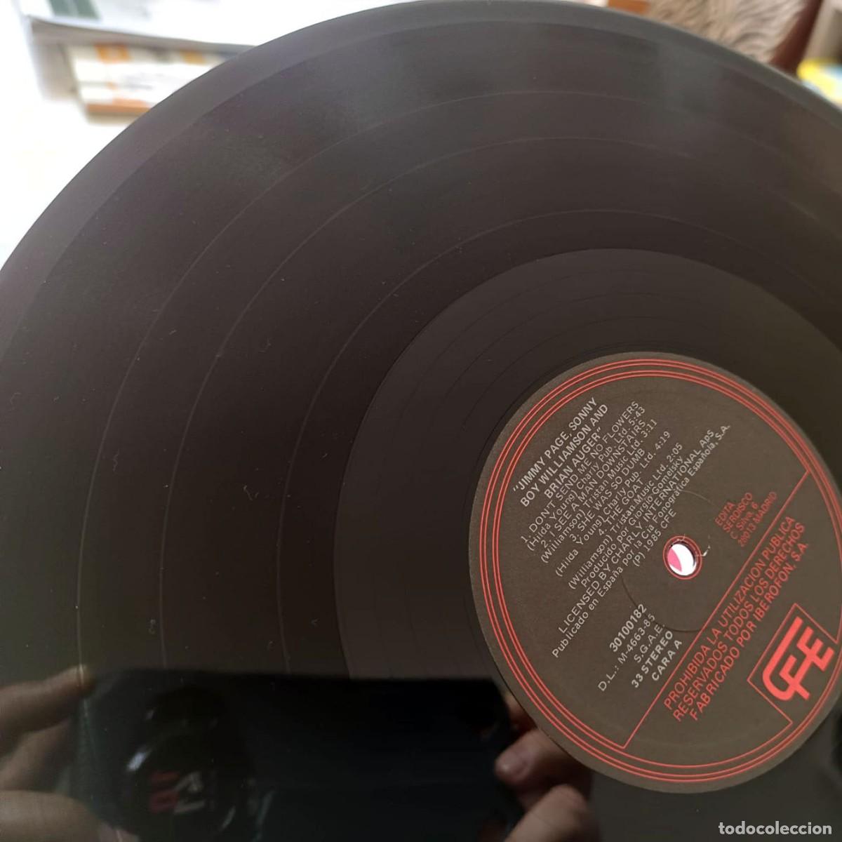 Discos de vinilo: Jimmy Page Sonny Boy Jam Session LP Charly - Foto 4