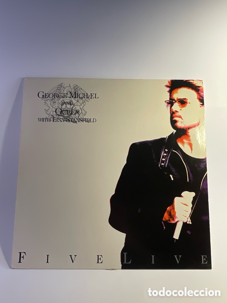 Vinyl-Schallplatten: GEORGE MICHAEL & QUEEN feat. LISA STANSFIELD &ndash; FIVE LIVE &ndash; VINILO 12&rdquo; UK 1993
