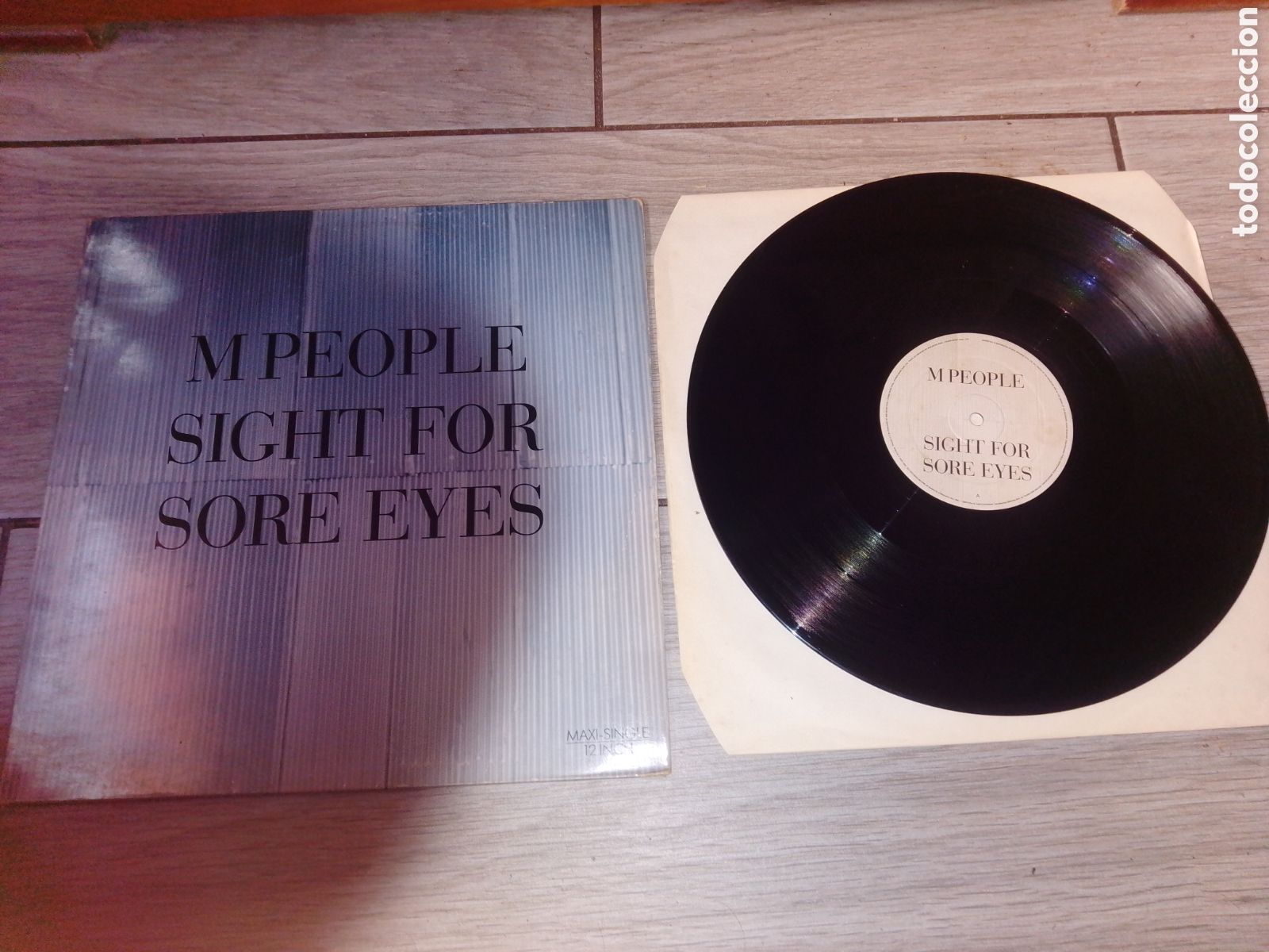 Discos de vinilo: M PEOPLE - SIGHT FOR SORE EYES - MAXI - GERMANY - DC - LV -