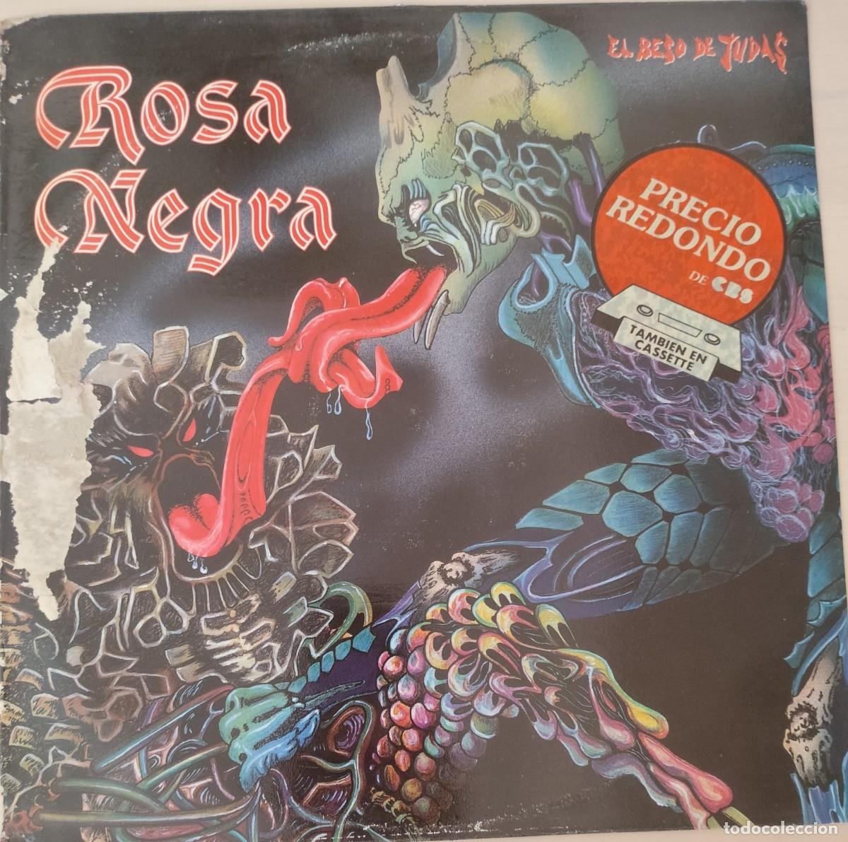Discos de vinil: Rosa Negra-El Beso de Judas-1986