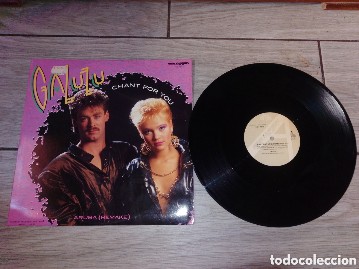 Discos de vinilo: GAZUZU - CHANT FOR YOU - MAXI - HOLLAND - HIGH FASHION - LV -