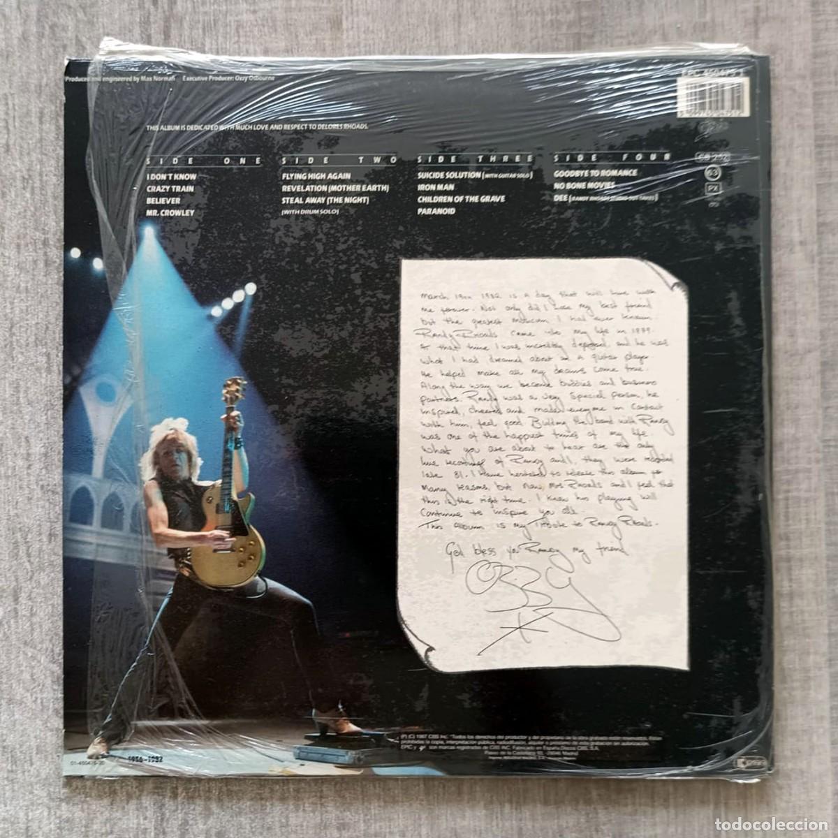 Discos de vinilo: Ozzy Tribute Randy Rhoads 2LP EPC450475 - Foto 2