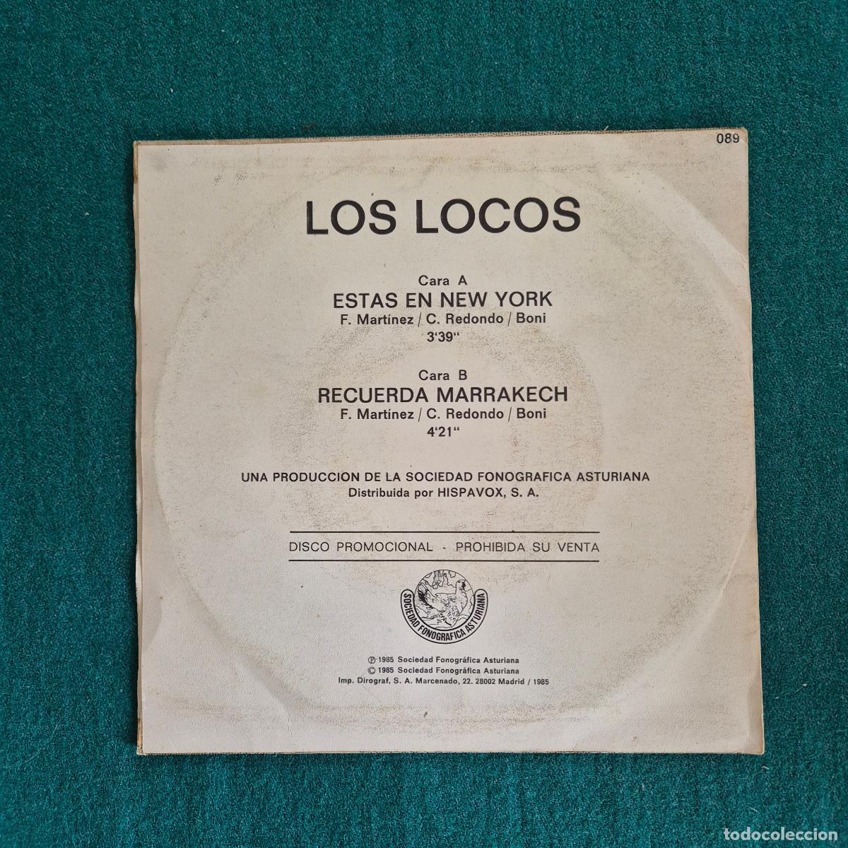 Discos de vinilo: Los Locos &ndash; Est&aacute;s En New York - Foto 2