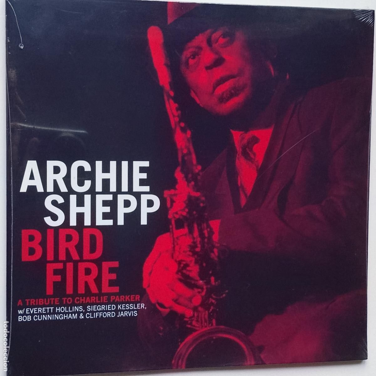 Discos de vinilo: Archie Shepp Quintet-Bird Fire. Tribute To Charlie Parker (LP West Wind) RE o. 1979. John Coltrane