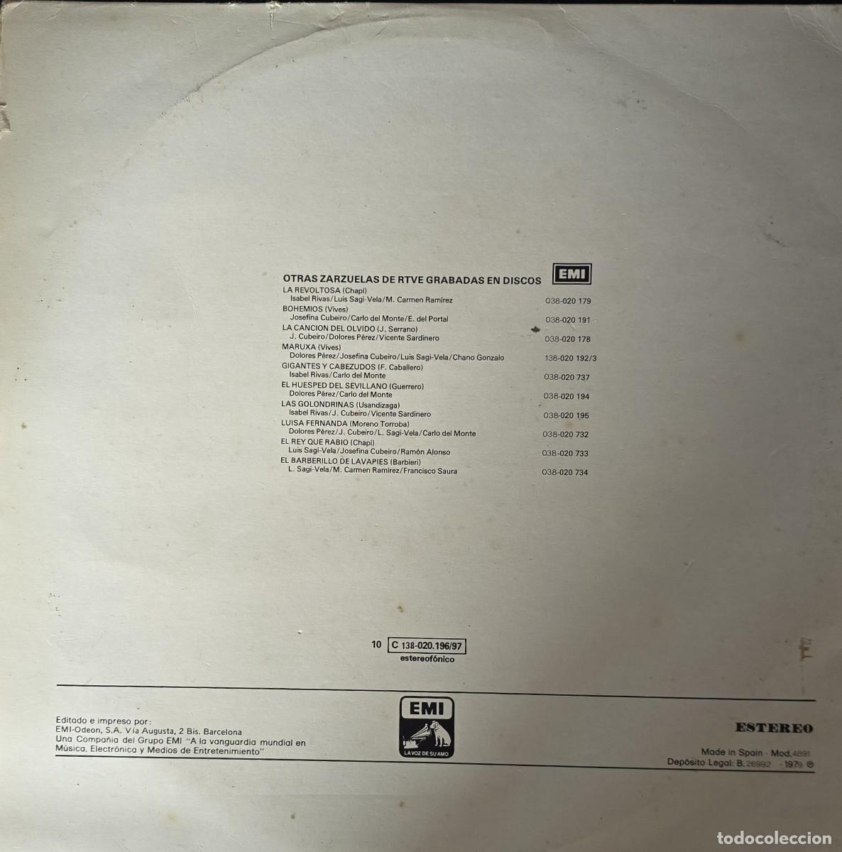 Discos de vinilo: EL CASER&Iacute;O 2 LPS TVE 1979 - Foto 5